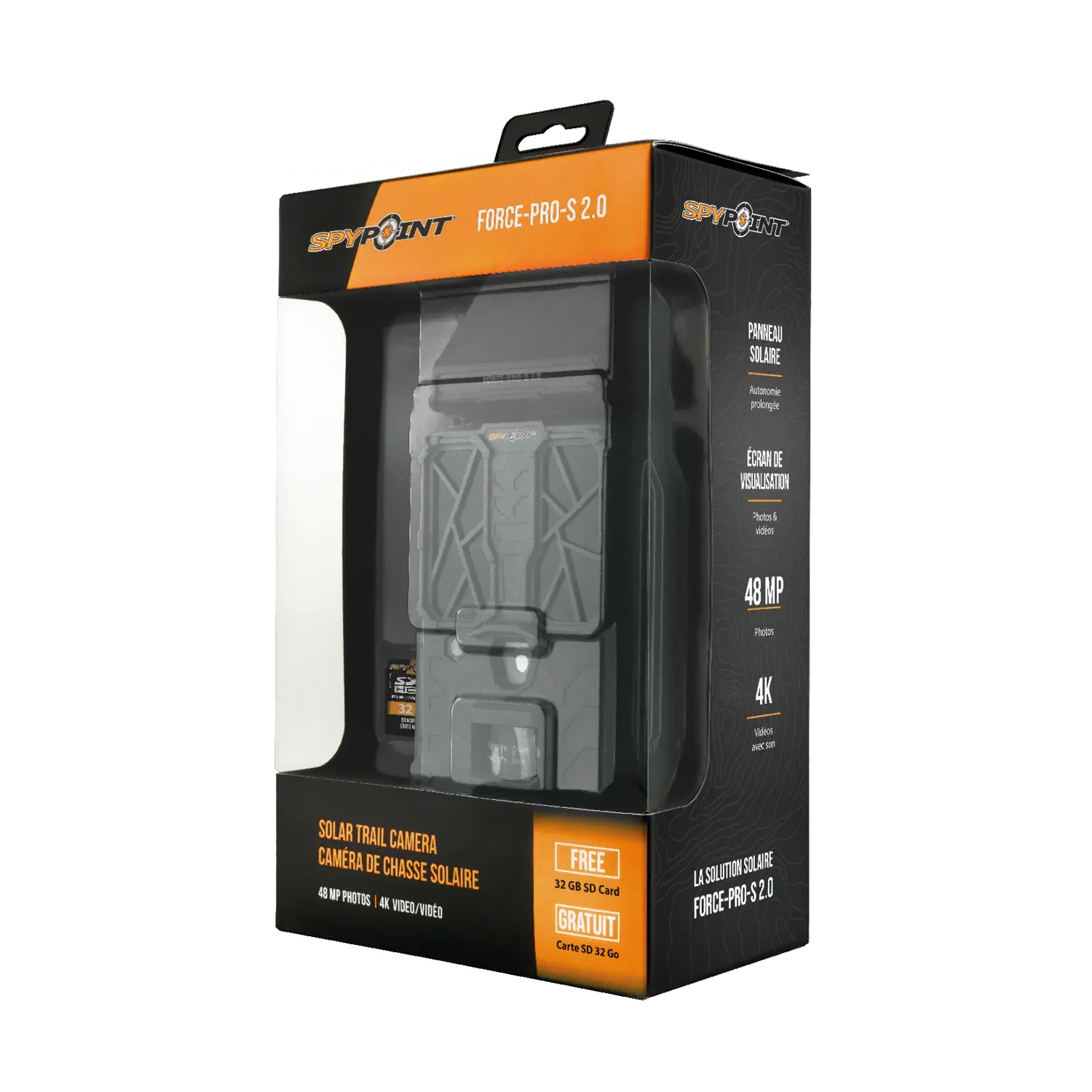 Spypoint Force-Pro-S 2.0 - Solar Trail Camera