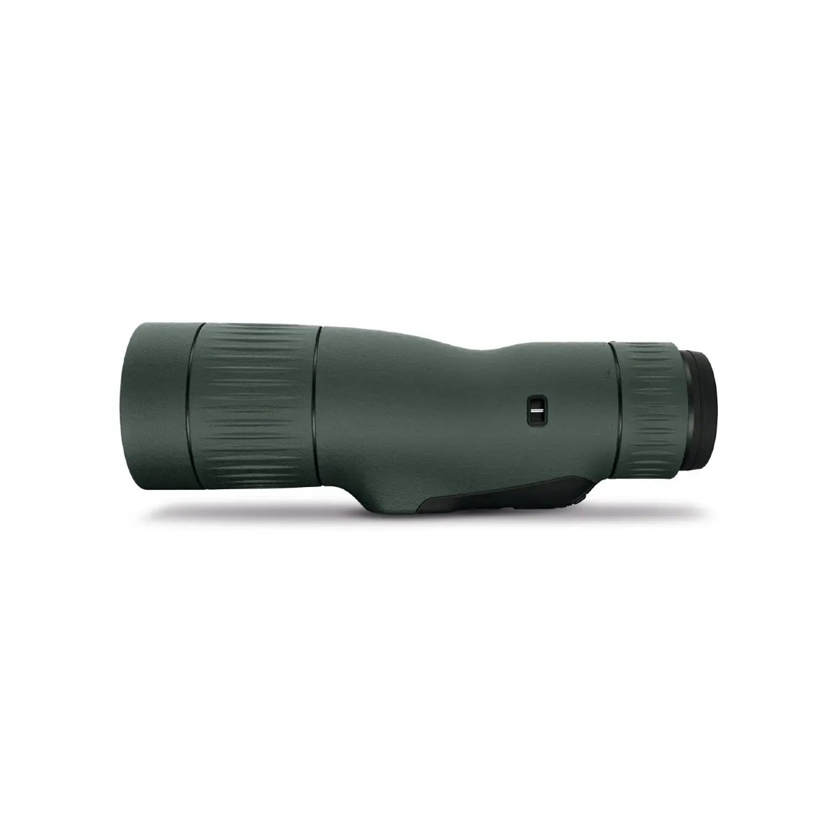 Green monocular scope on a white background