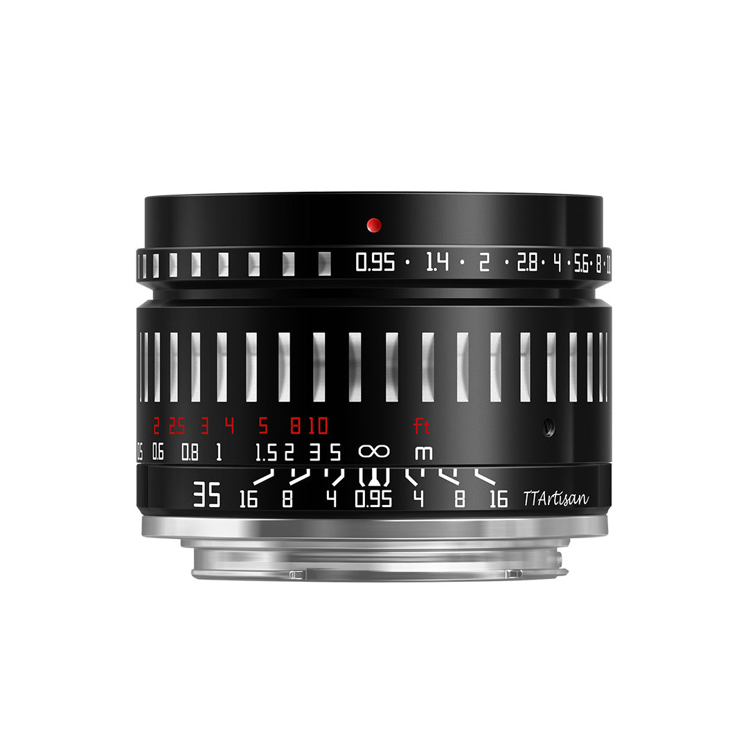 TTArtisan 35mm f/0.95 Lens - Black/silver