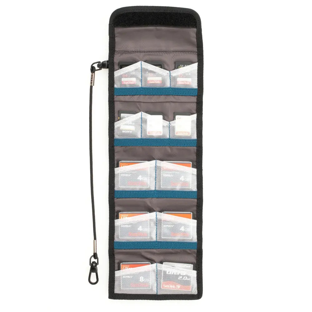 Tenba Tools Reload SD6+CF6 Card Wallet Black inside angle