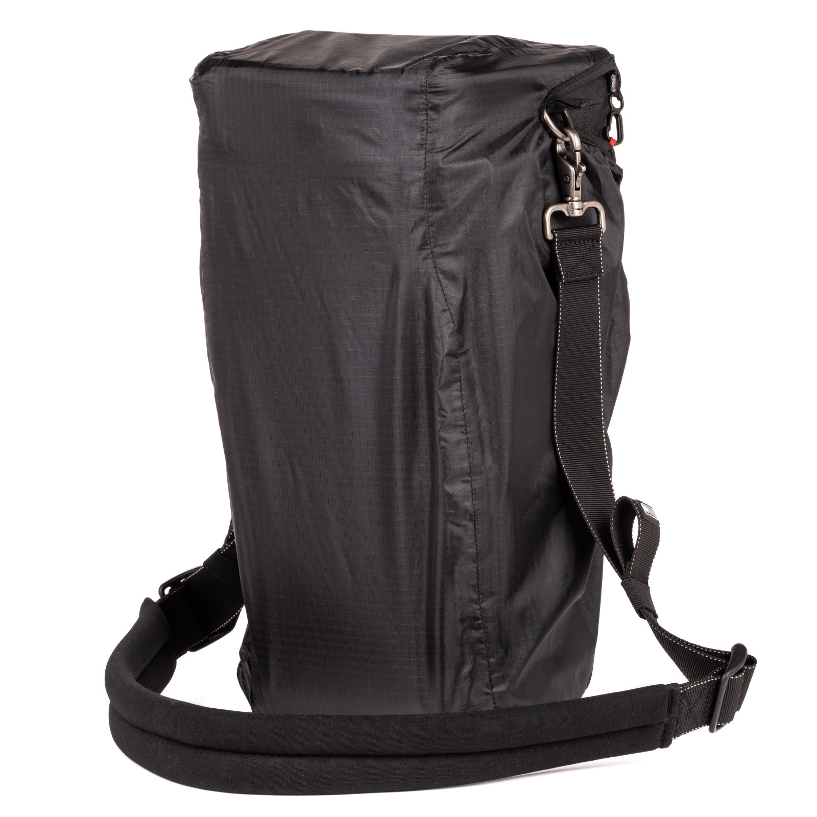 Think Tank Digital Holster 150 front angle with rain cover installed