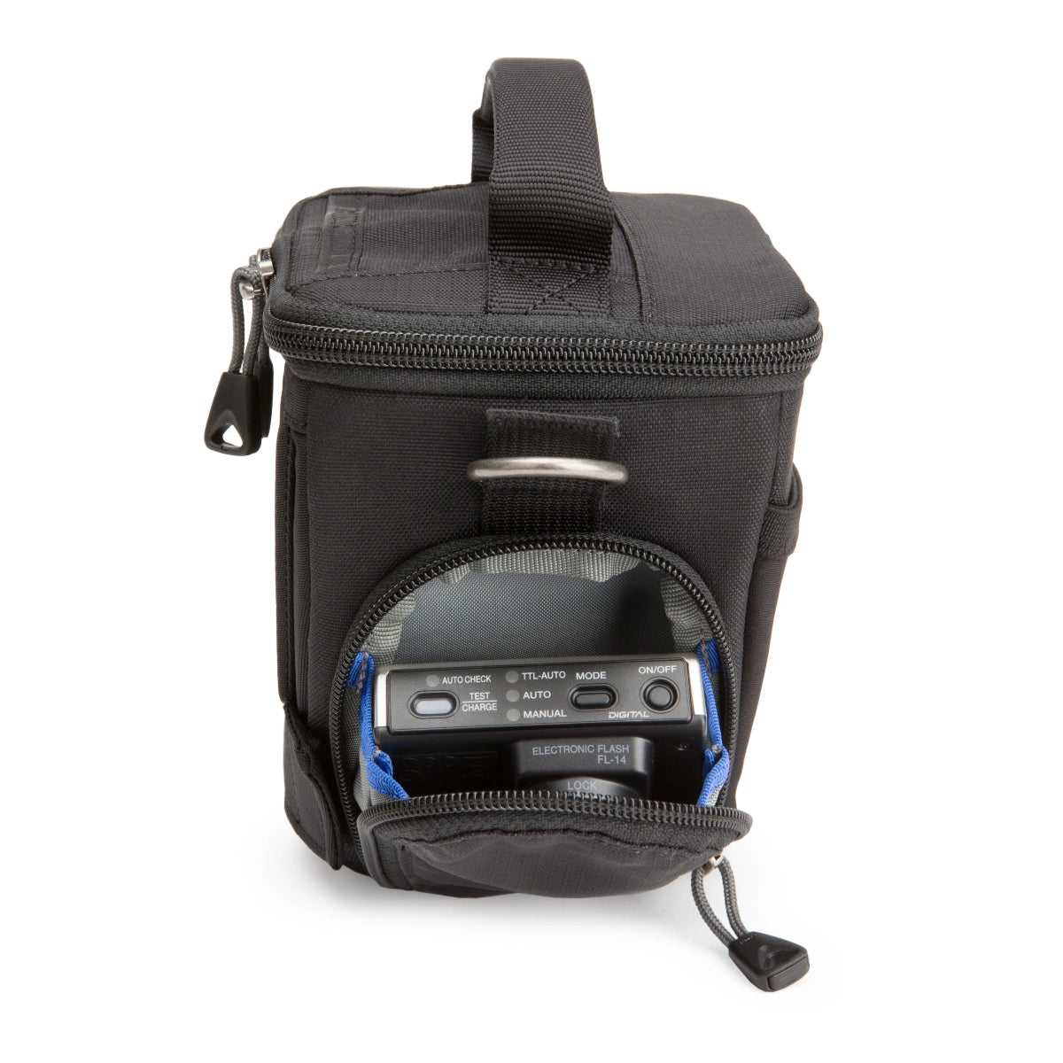 Think Tank Digital Holster 5 V2 side angle with side [pocket open