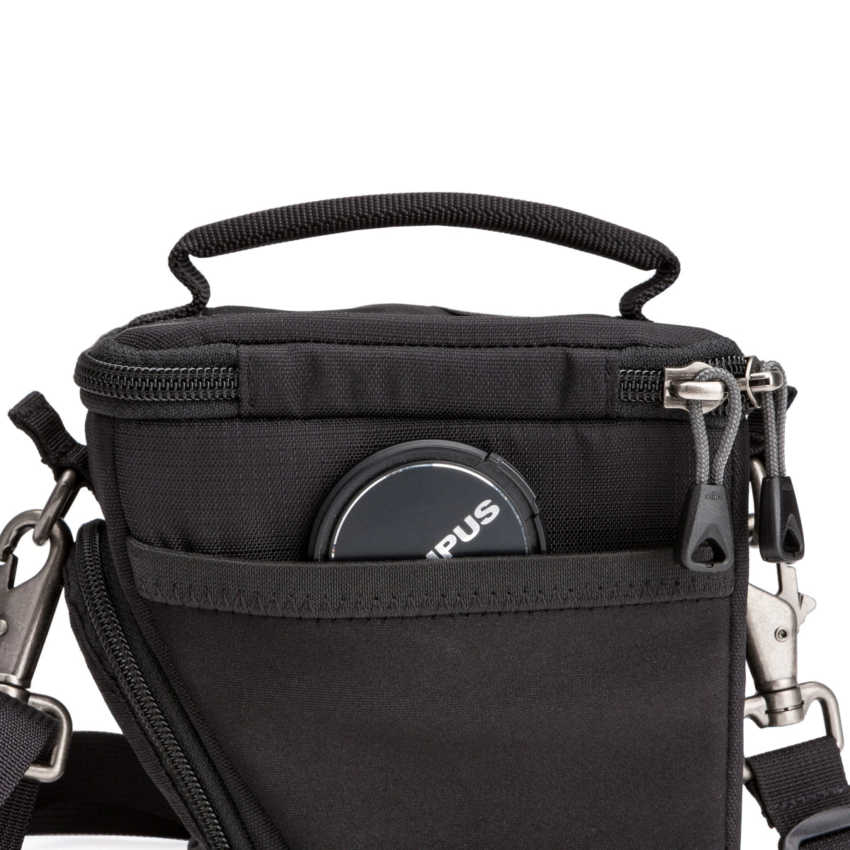 Think Tank Digital Holster 5 V2 side pocket 2 with lens cap inside