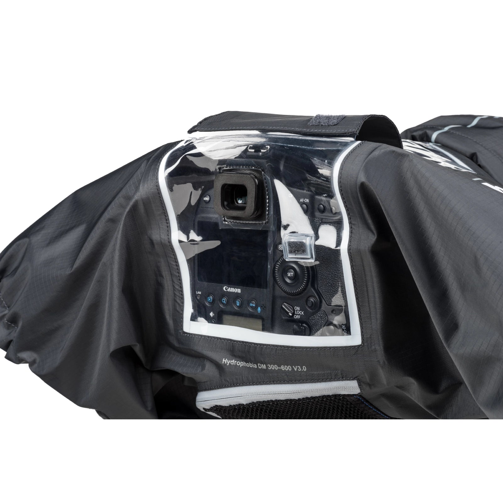 Think Tank Hydrophobia 300-600 V3 close up of rear cover