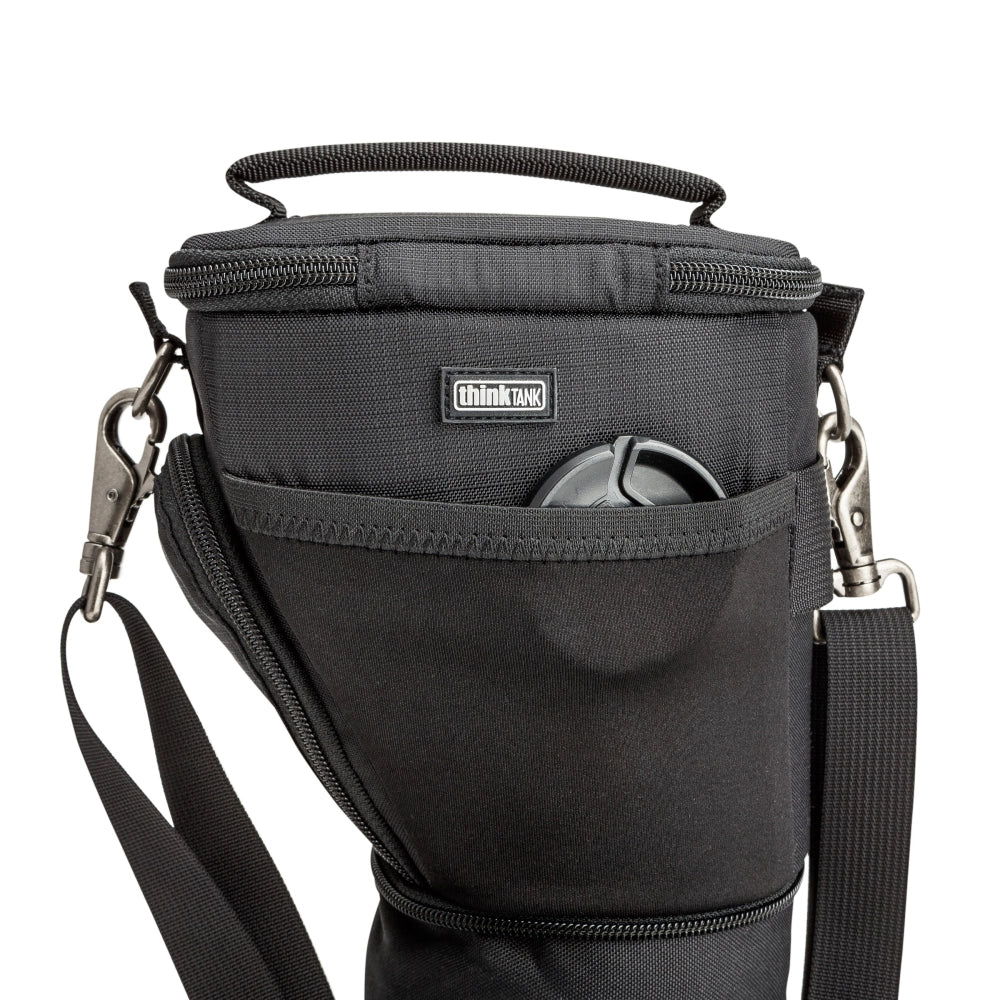 Think Tank Photo Digital Holster bag 10 V2 front pocket with lens cap inside