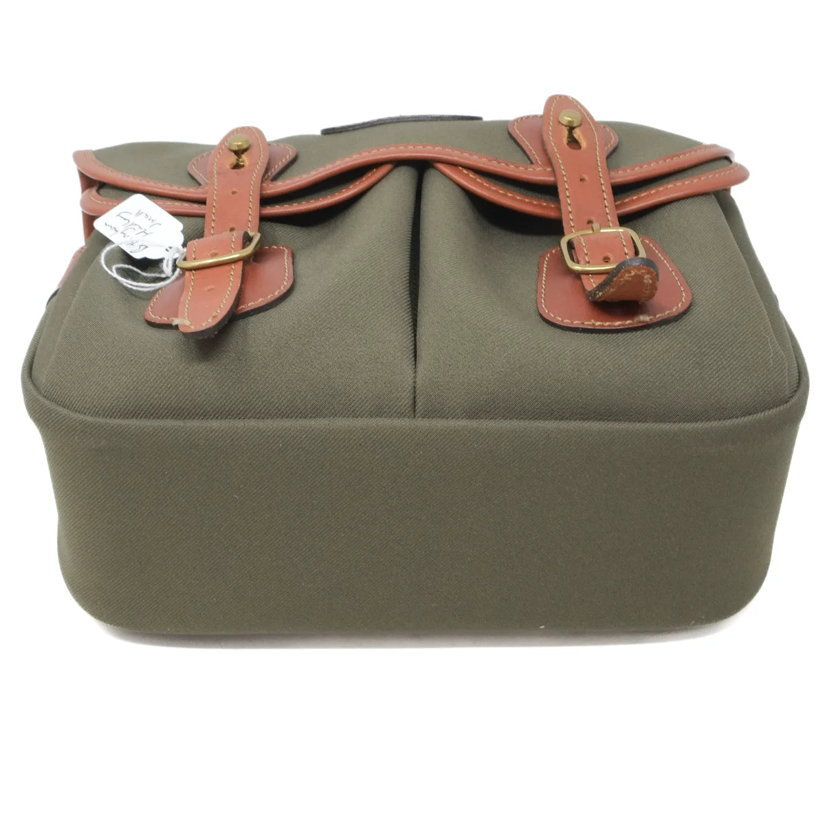 Used Billingham Hadley Small in Sage/Tan Fibrenyte camera bag - bottom angle