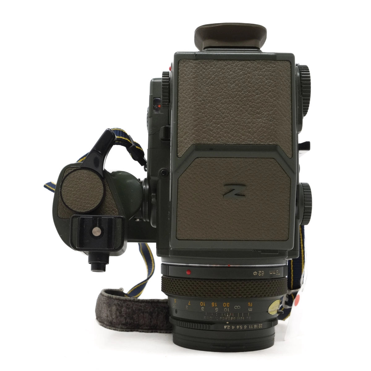 Used Bronica ETRS Safari Edition with AEII prism, 75mm F2.8 kit - top angle