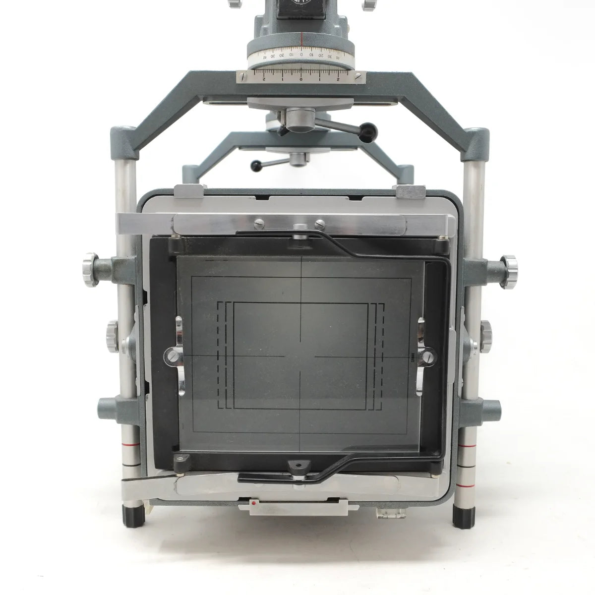 Used Cambo 5X4 Monorail camera with standard bellows - back angle