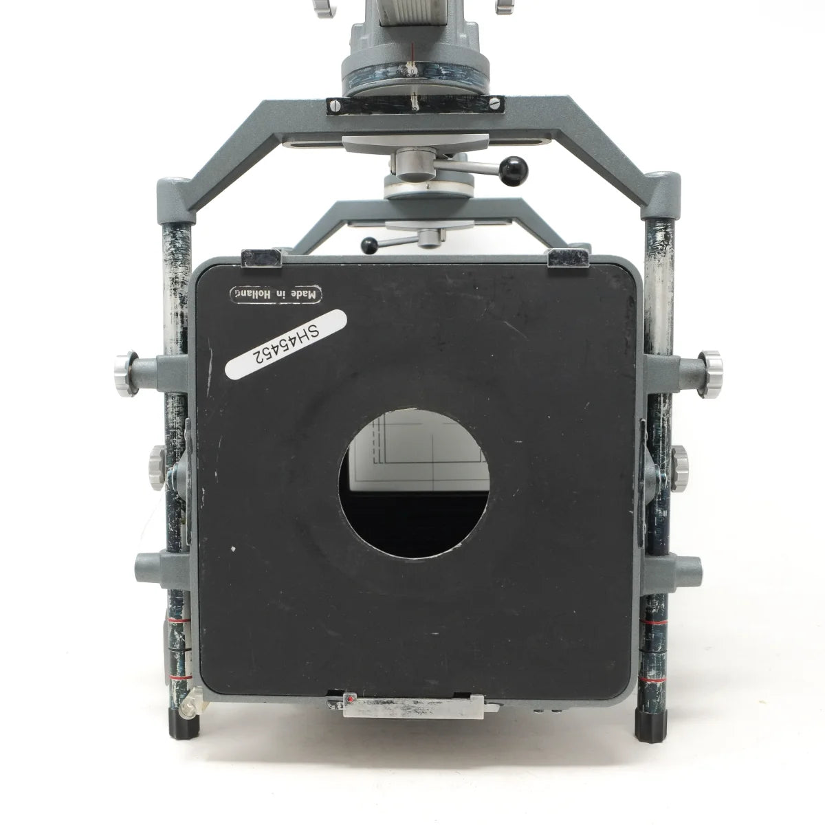 Used Cambo 5X4 Monorail camera with standard bellows - front angle
