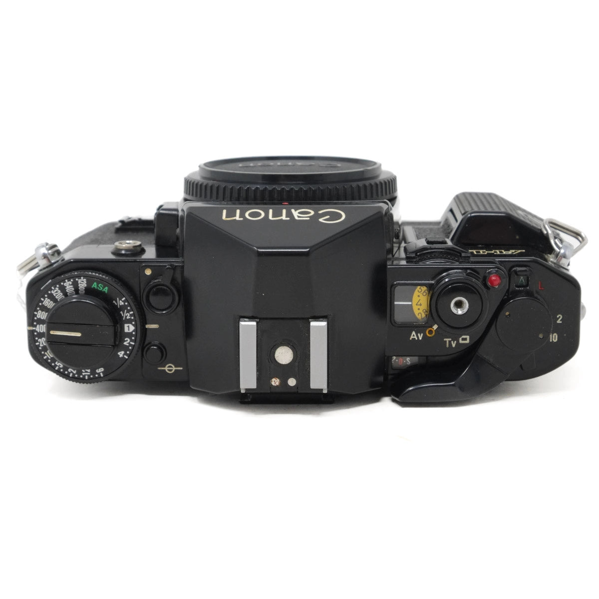 Canon camera on a white background