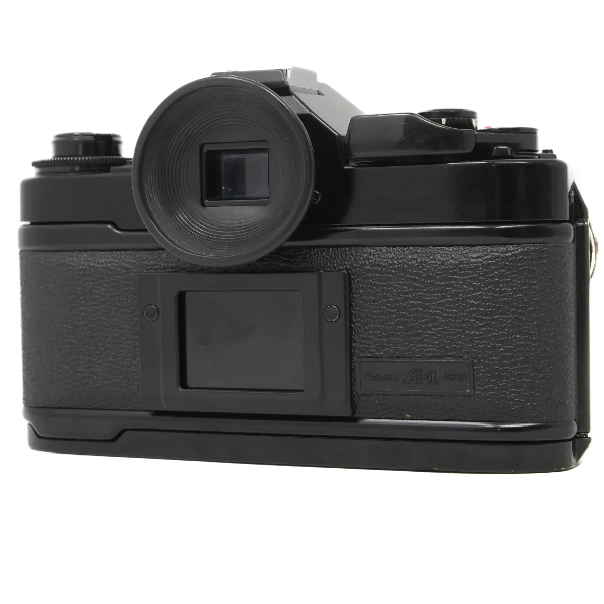 Used Canon A-1 Film Camera + 50mm FD f1.8 Lens - back angle
