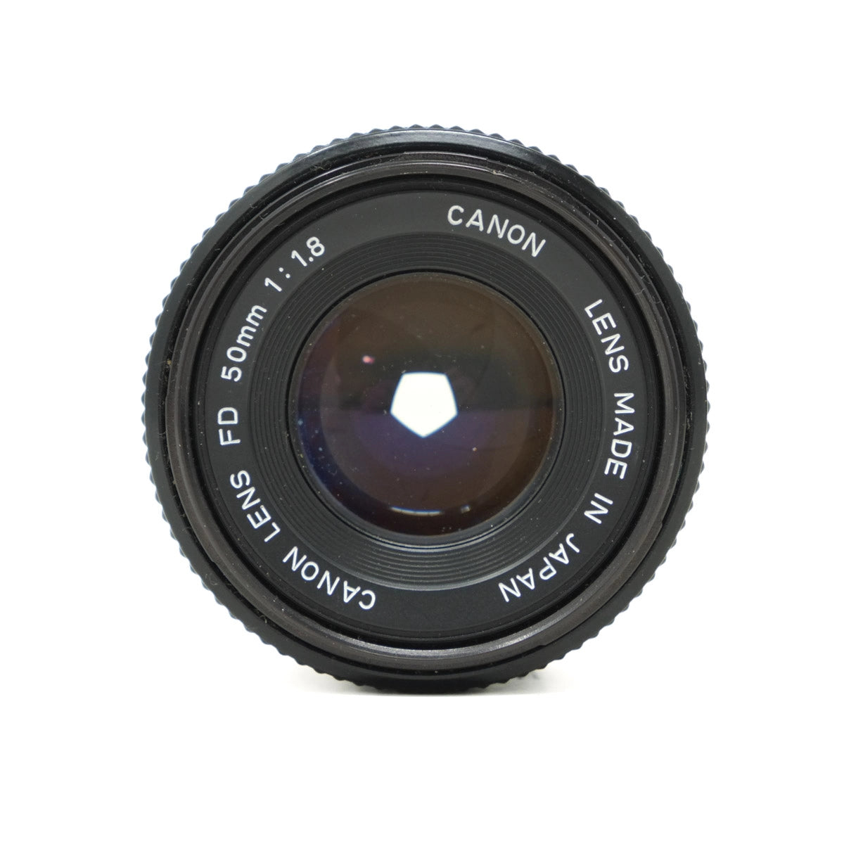 Canon camera lens on a white background