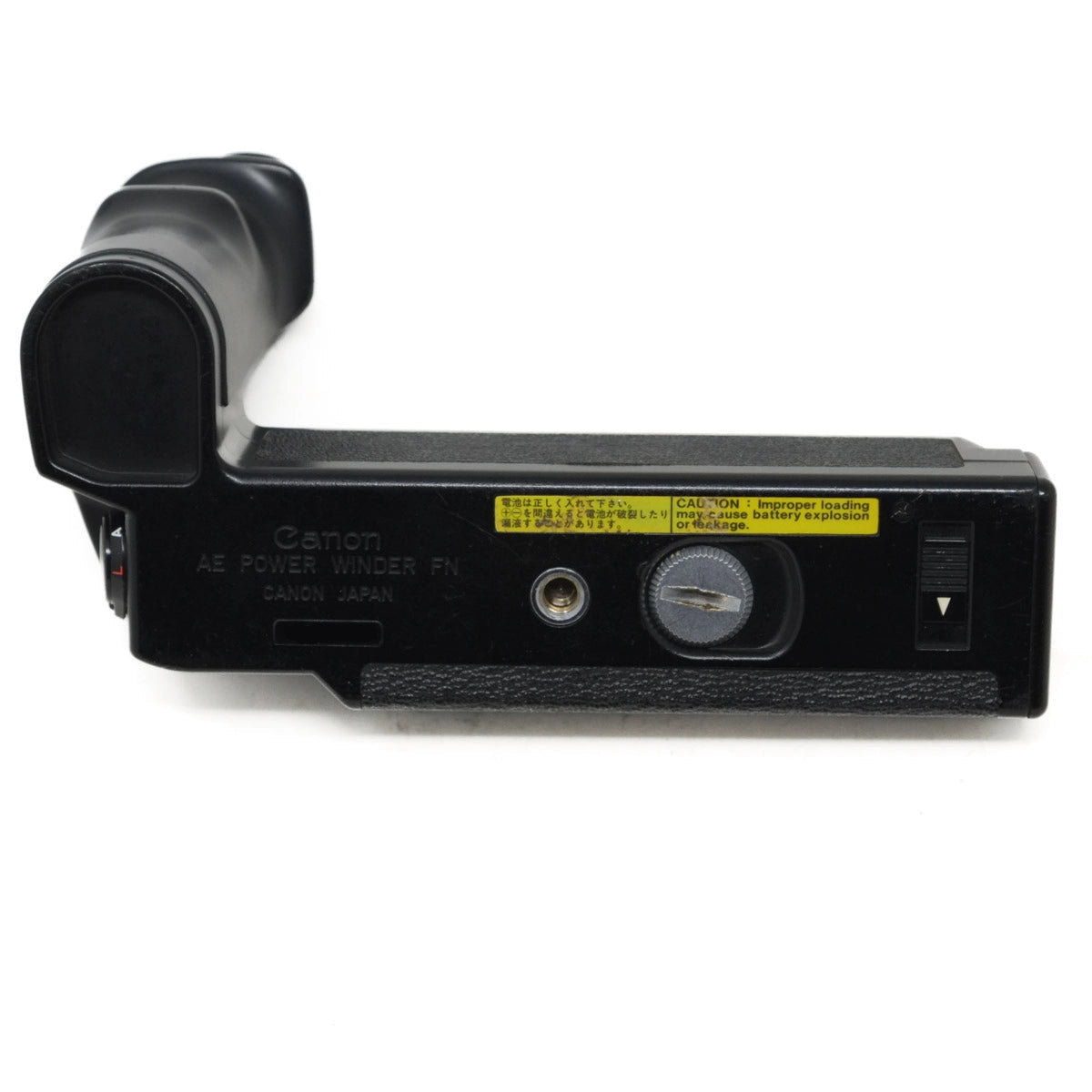 Canon AE Power Winder PN camera accessory on a white background