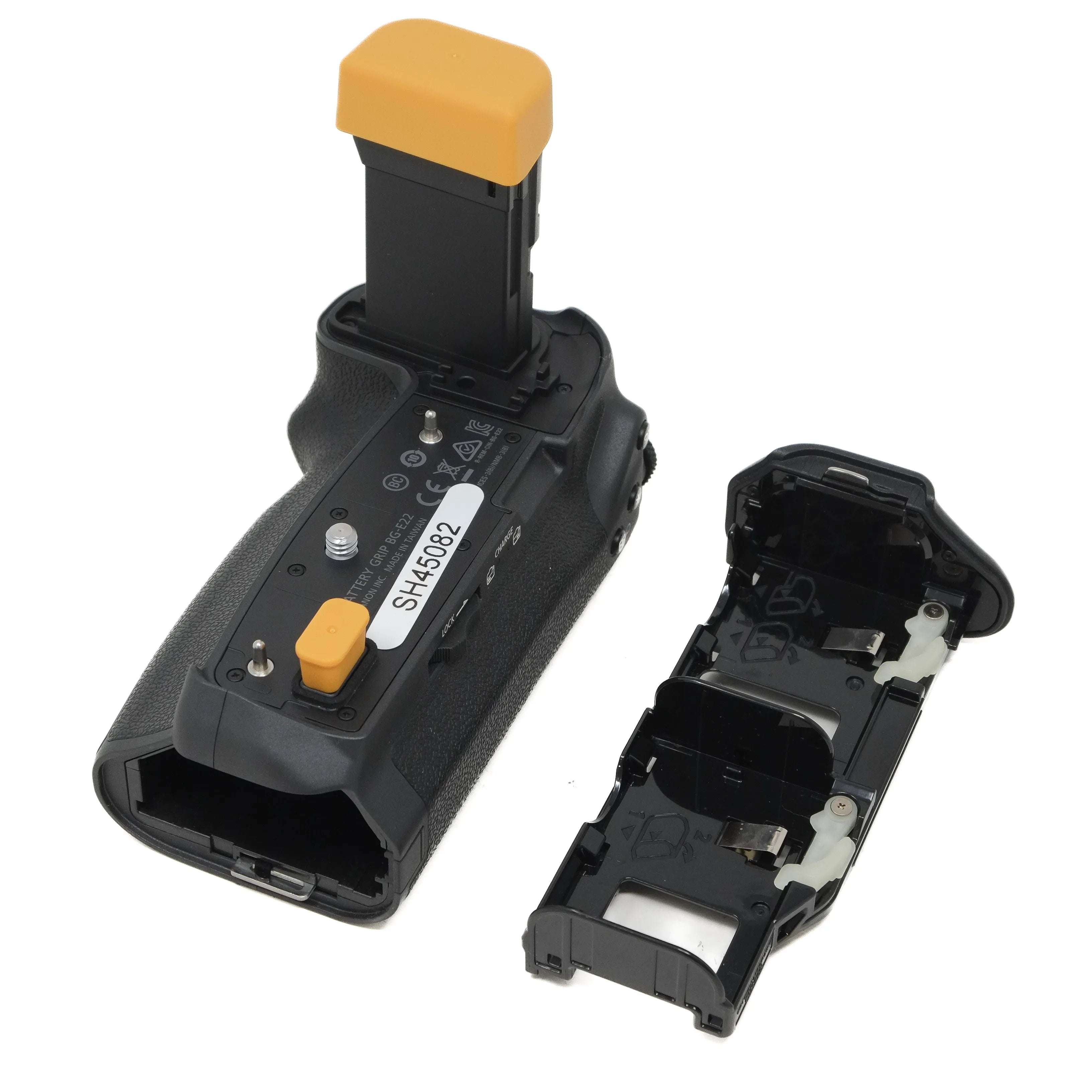 Used Canon BG-E22 battery grip for Canon EOS R - battery grip and tray