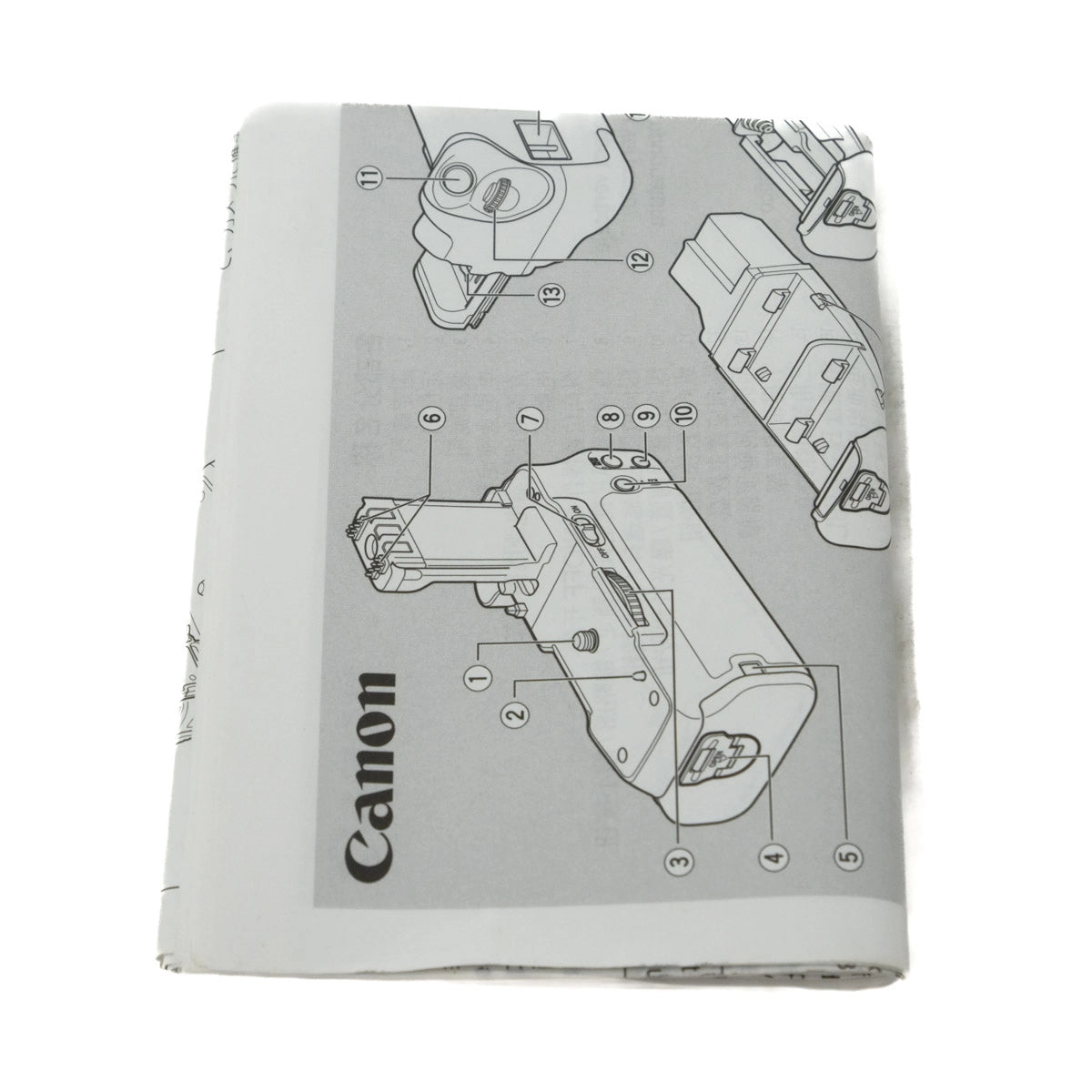 Used Canon BG-E3 Battery Grip for EOS 350D/400D - Instructions
