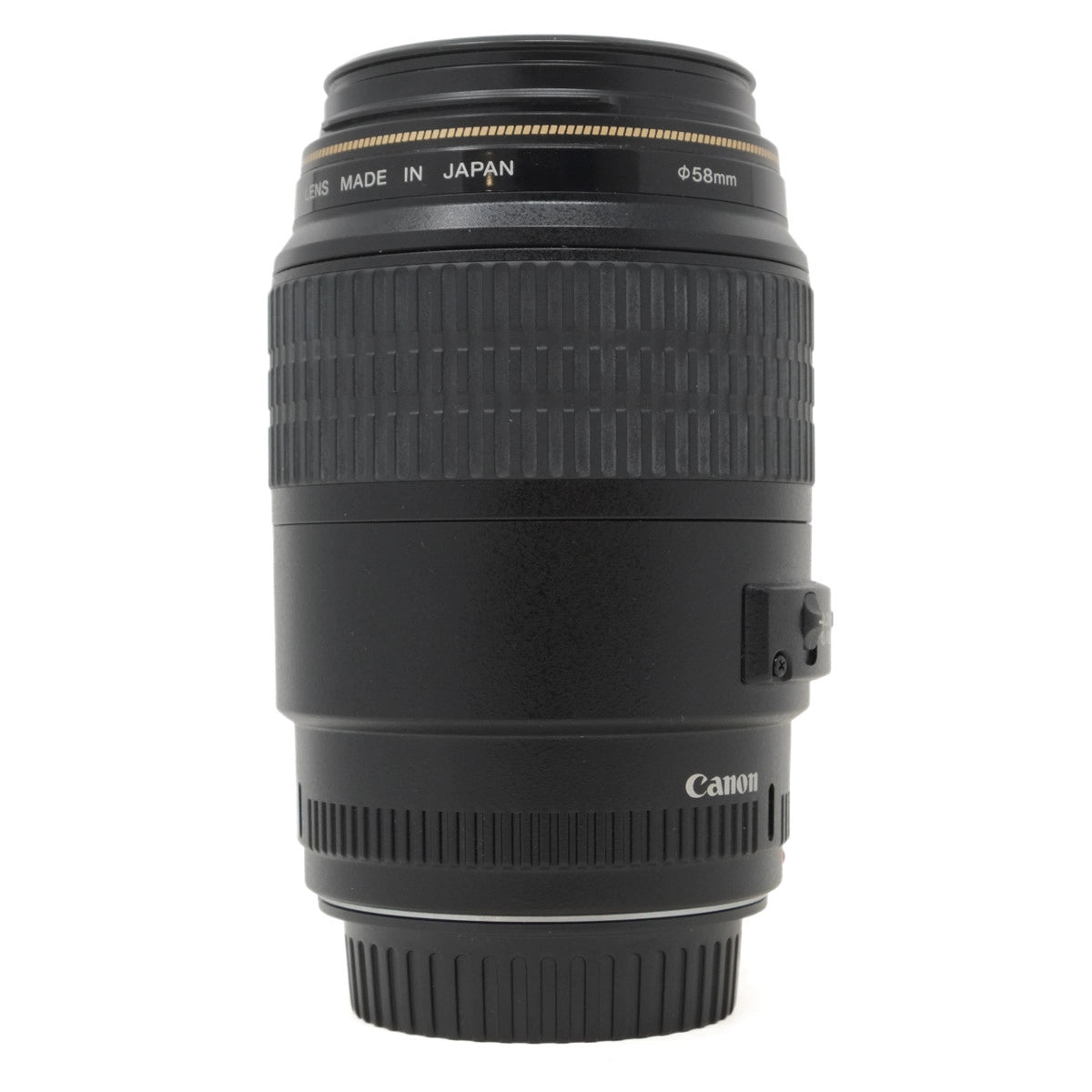 Canon camera lens on a white background