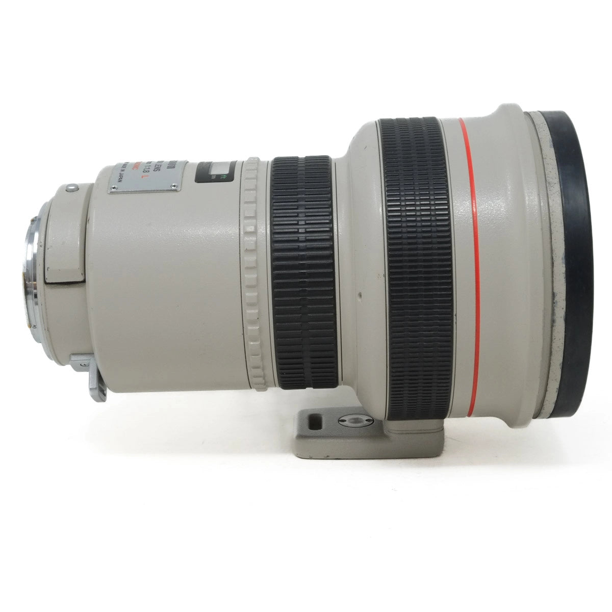 Camera lens on a white background