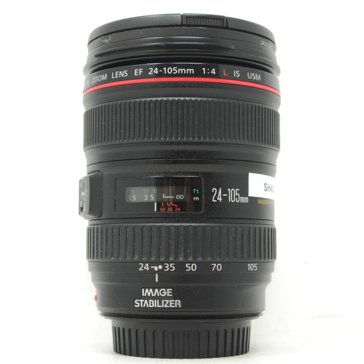 Used Canon EF 24-105mm F4 L IS USM Lens - front angle