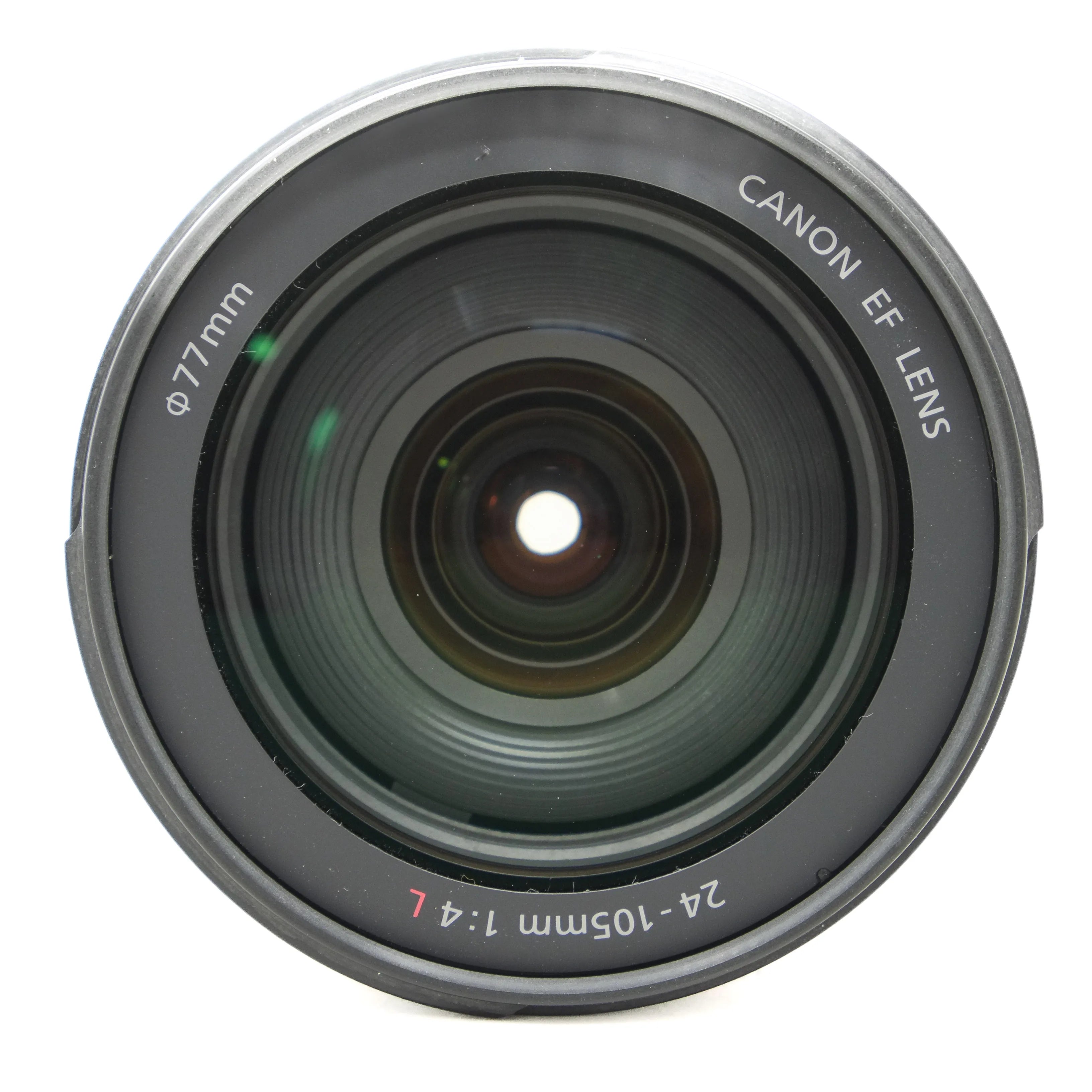 Canon EF lens on a white background