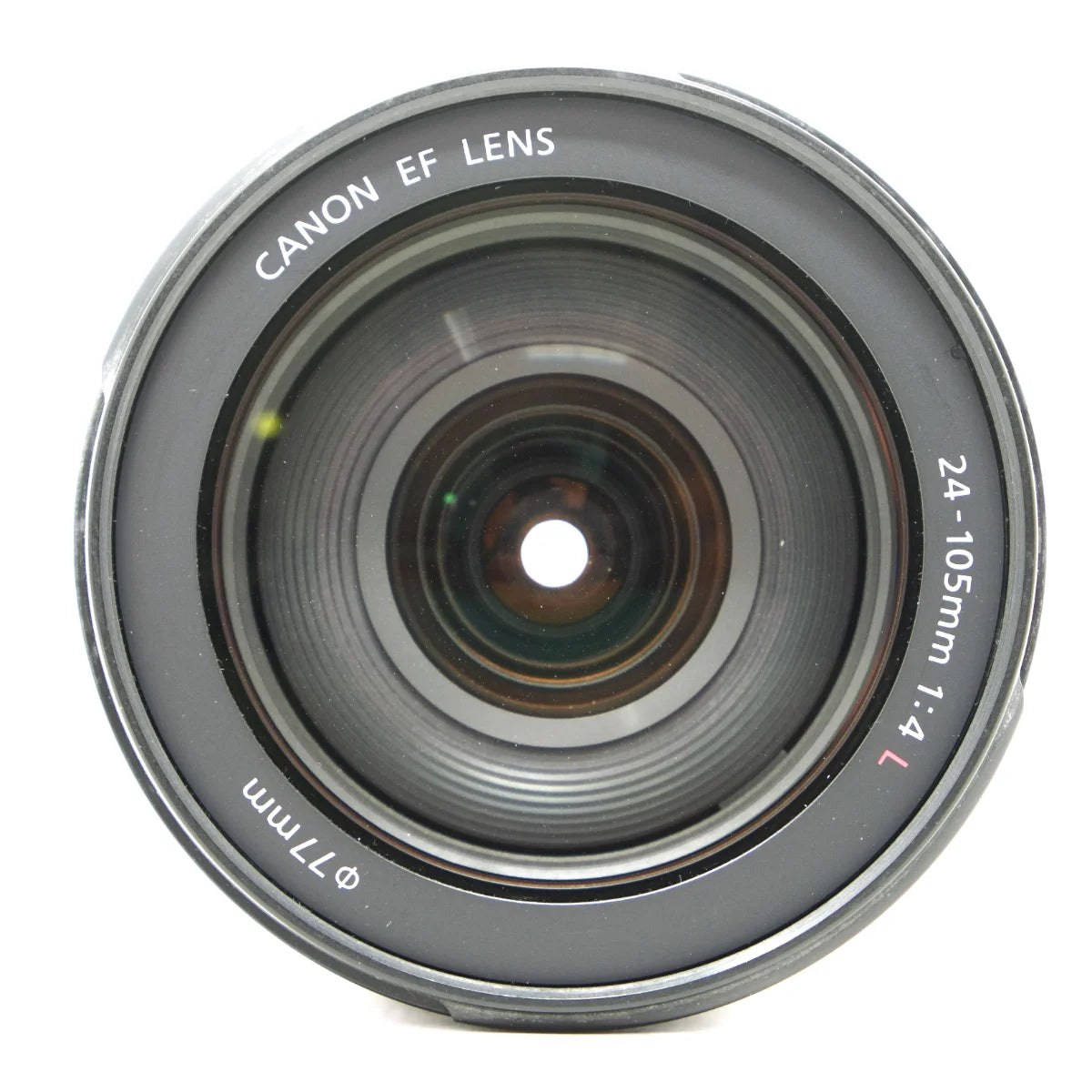 Used Canon EF 24-105mm F4 L IS USM Lens - top angle