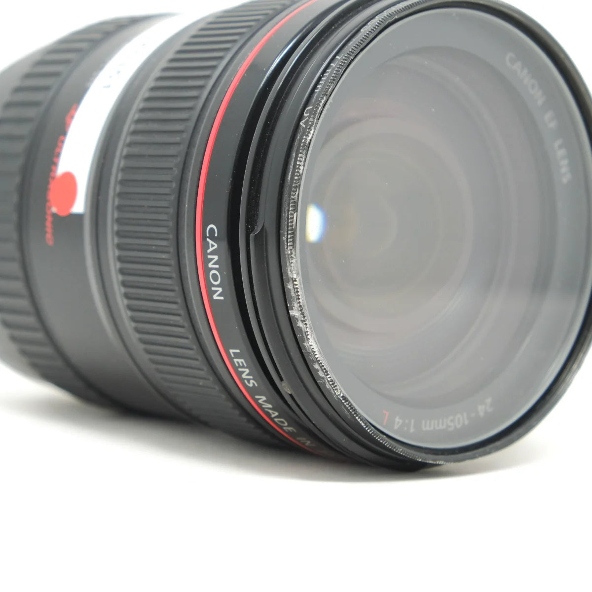 Used Canon EF 24-105mm F4 L IS USM Lens - side angle