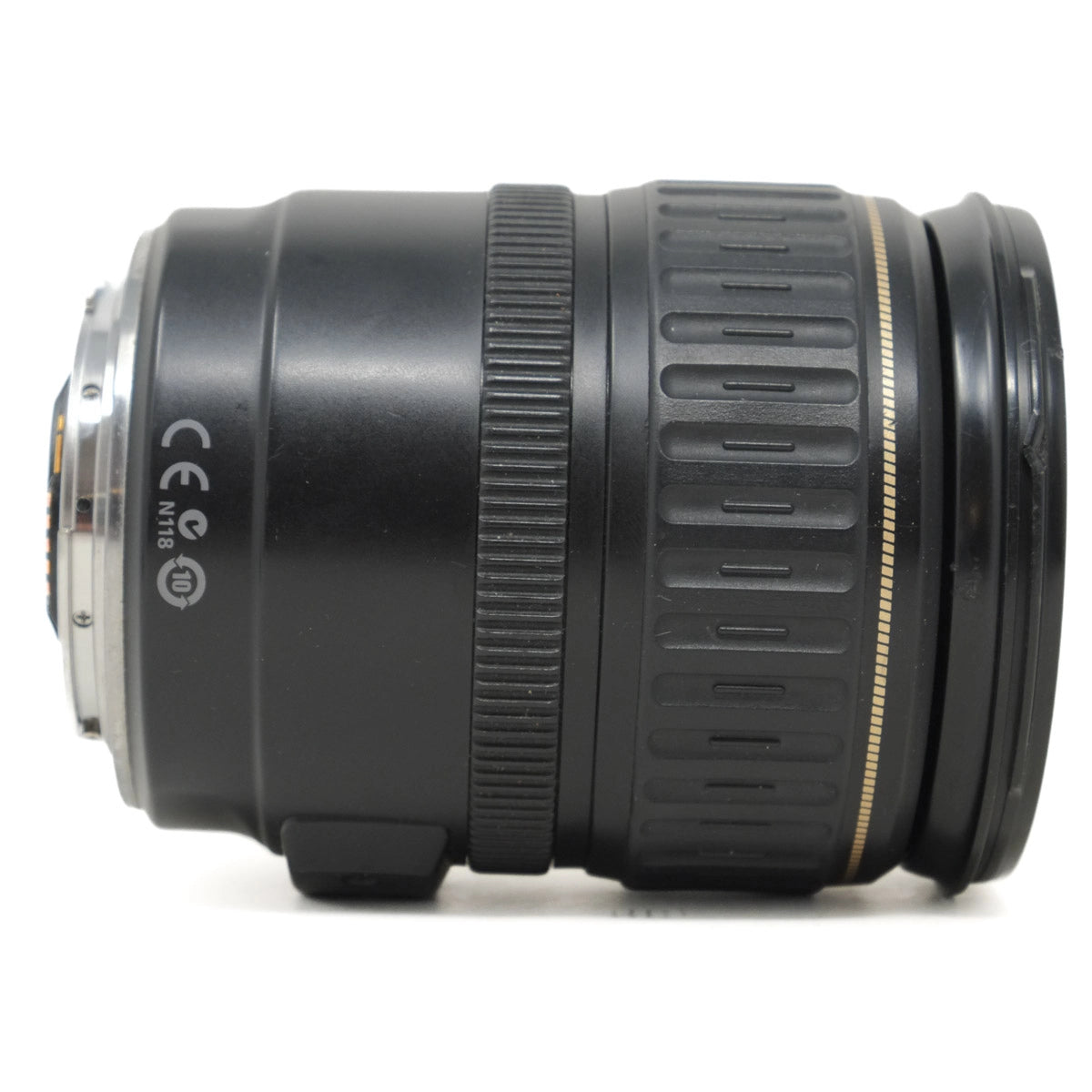 Camera lens on a white background