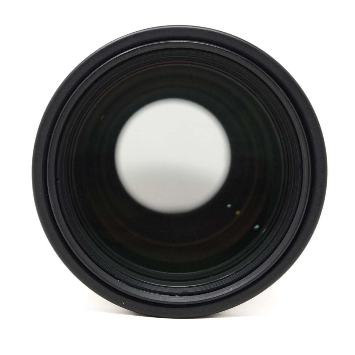 Camera lens on a white background