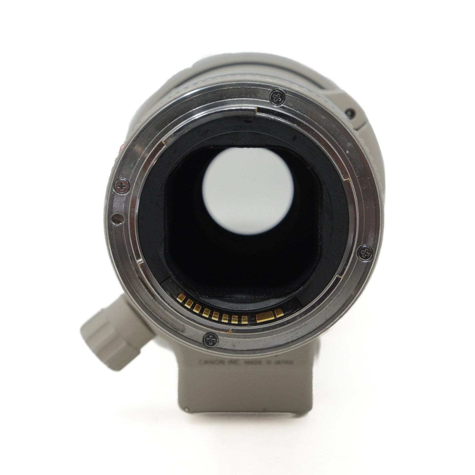 Camera lens on a white background