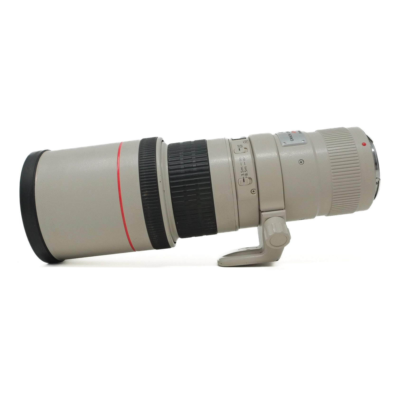 Camera lens on a white background