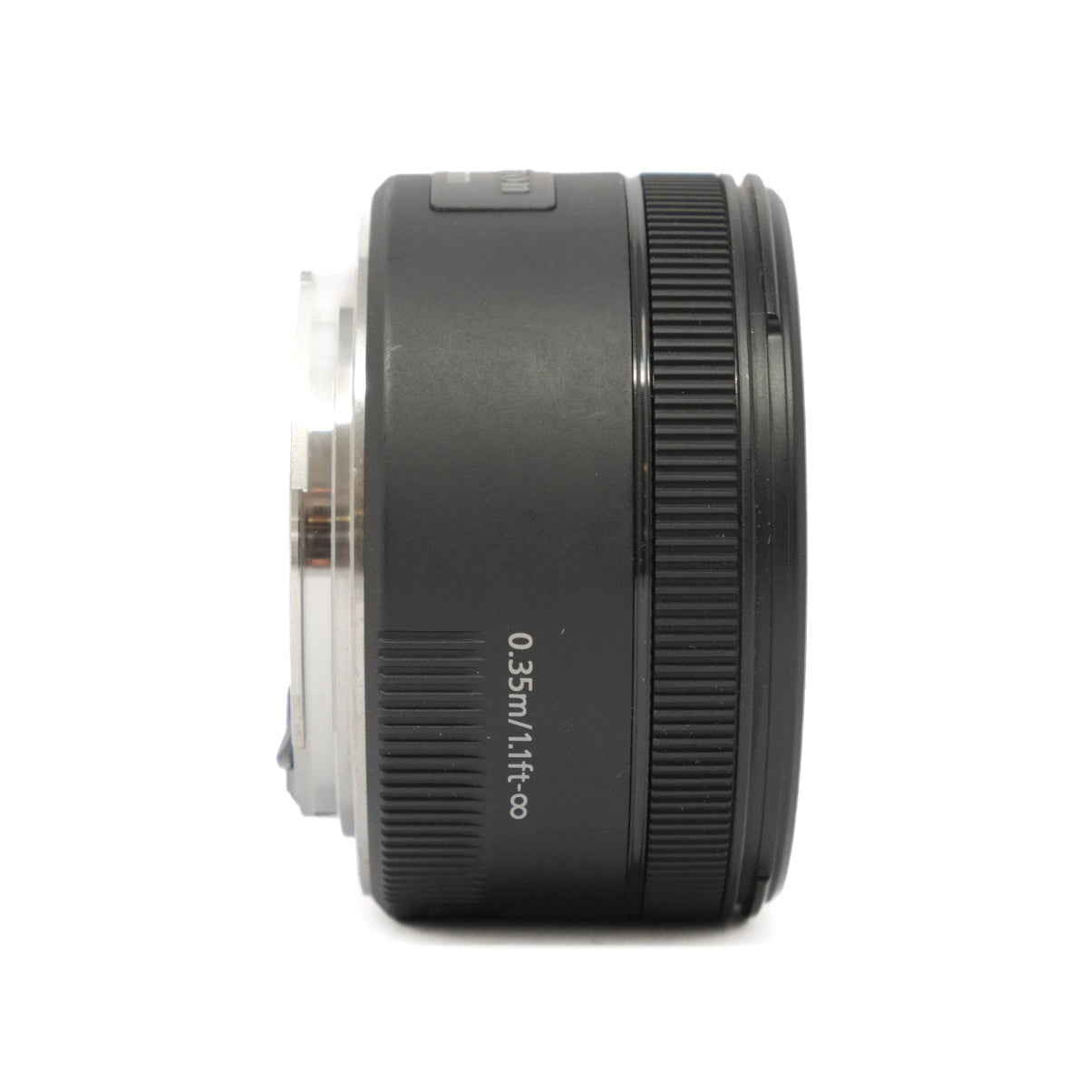 Camera lens on a white background