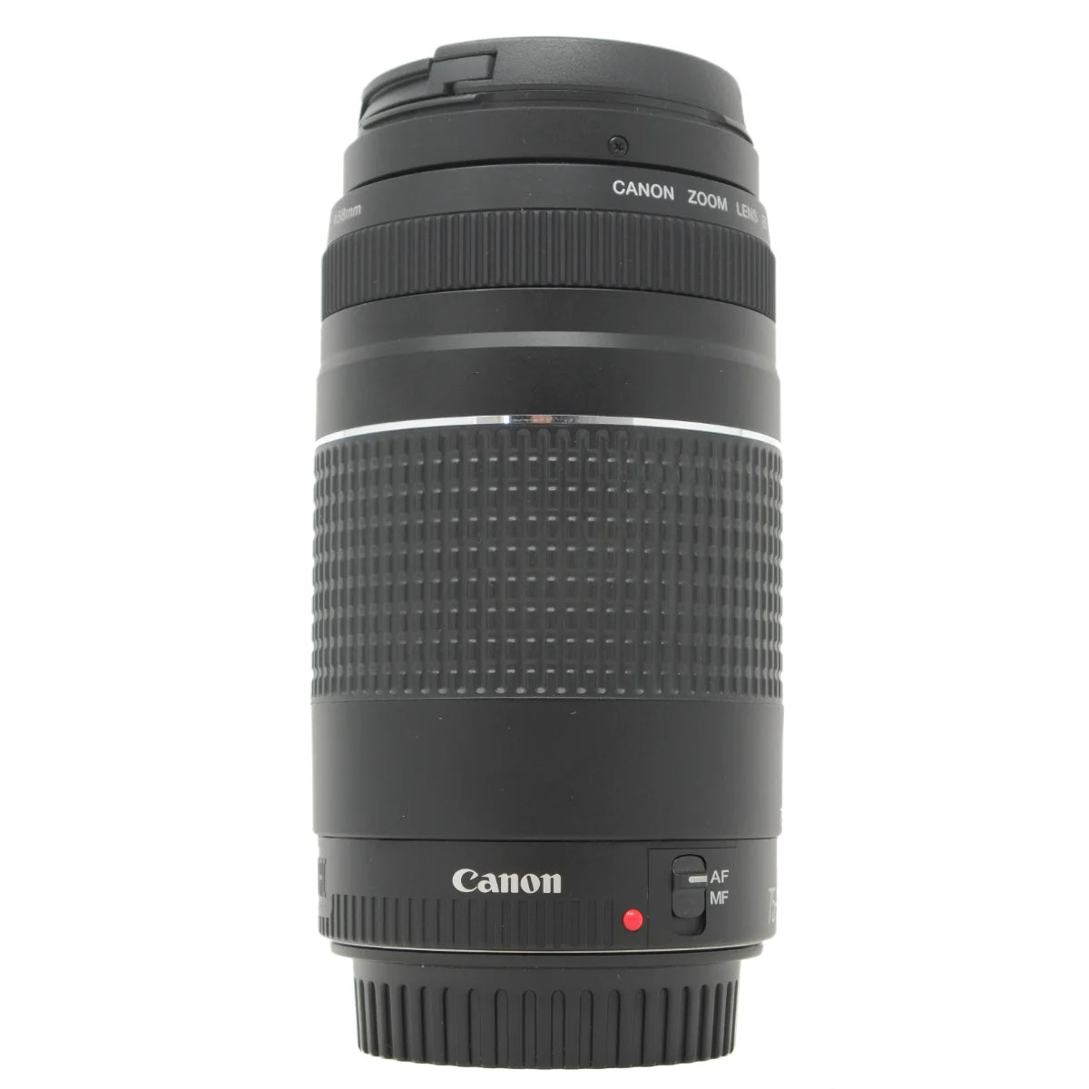 Used Canon EF 75-300mm F4-5.6 III Lens in EF Mount - side angle