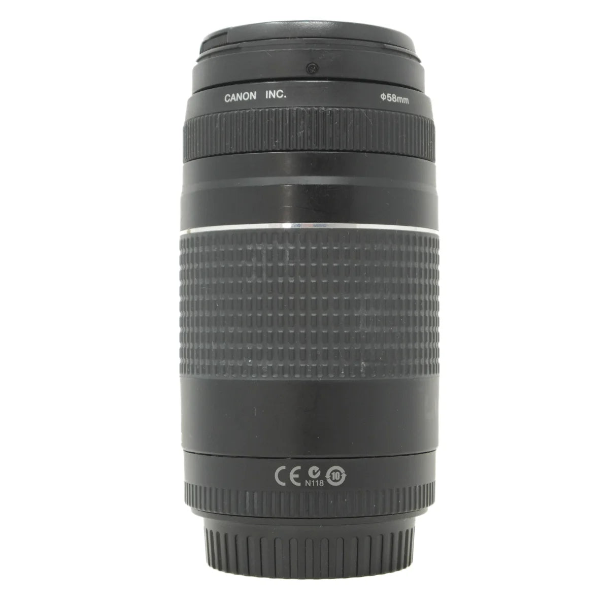 Used Canon EF 75-300mm F4-5.6 III Lens - side angle