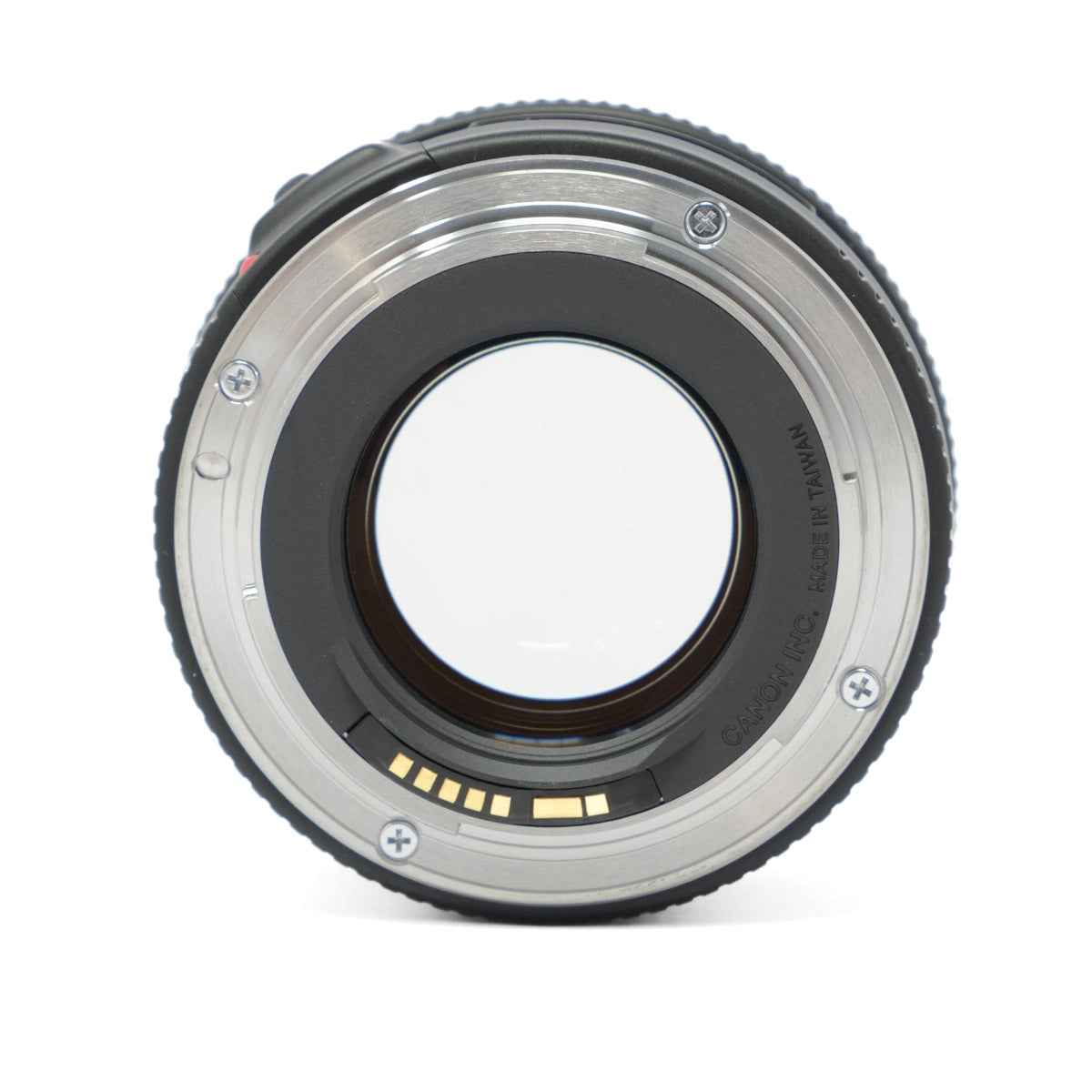 Camera lens on a white background