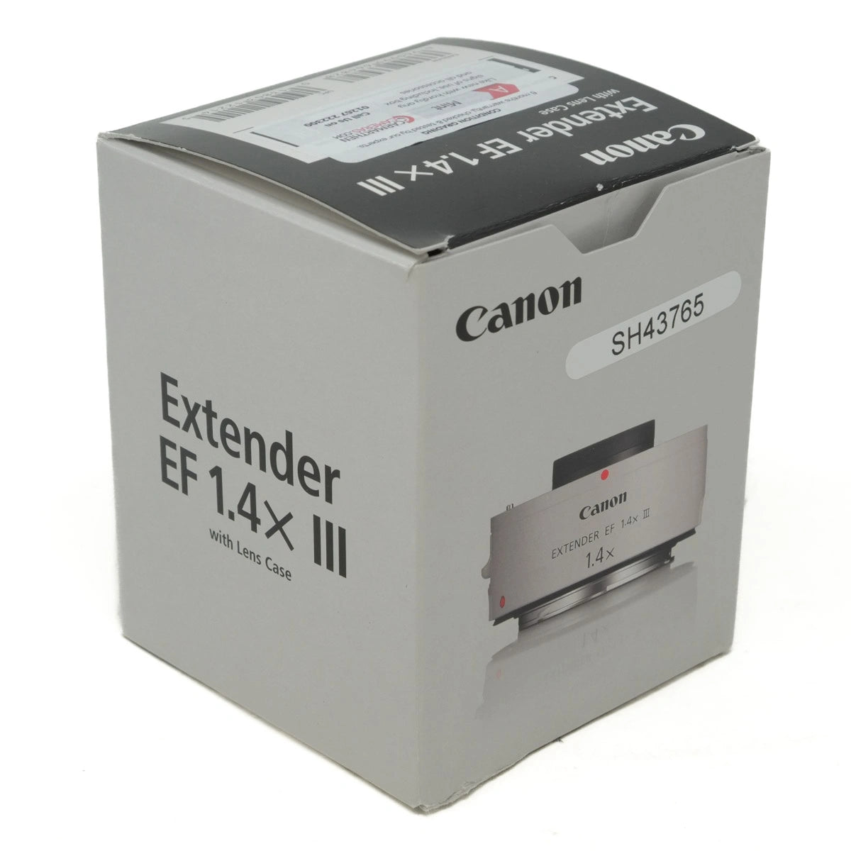 Canon Extender EF 1.4x III packaging box on a white background