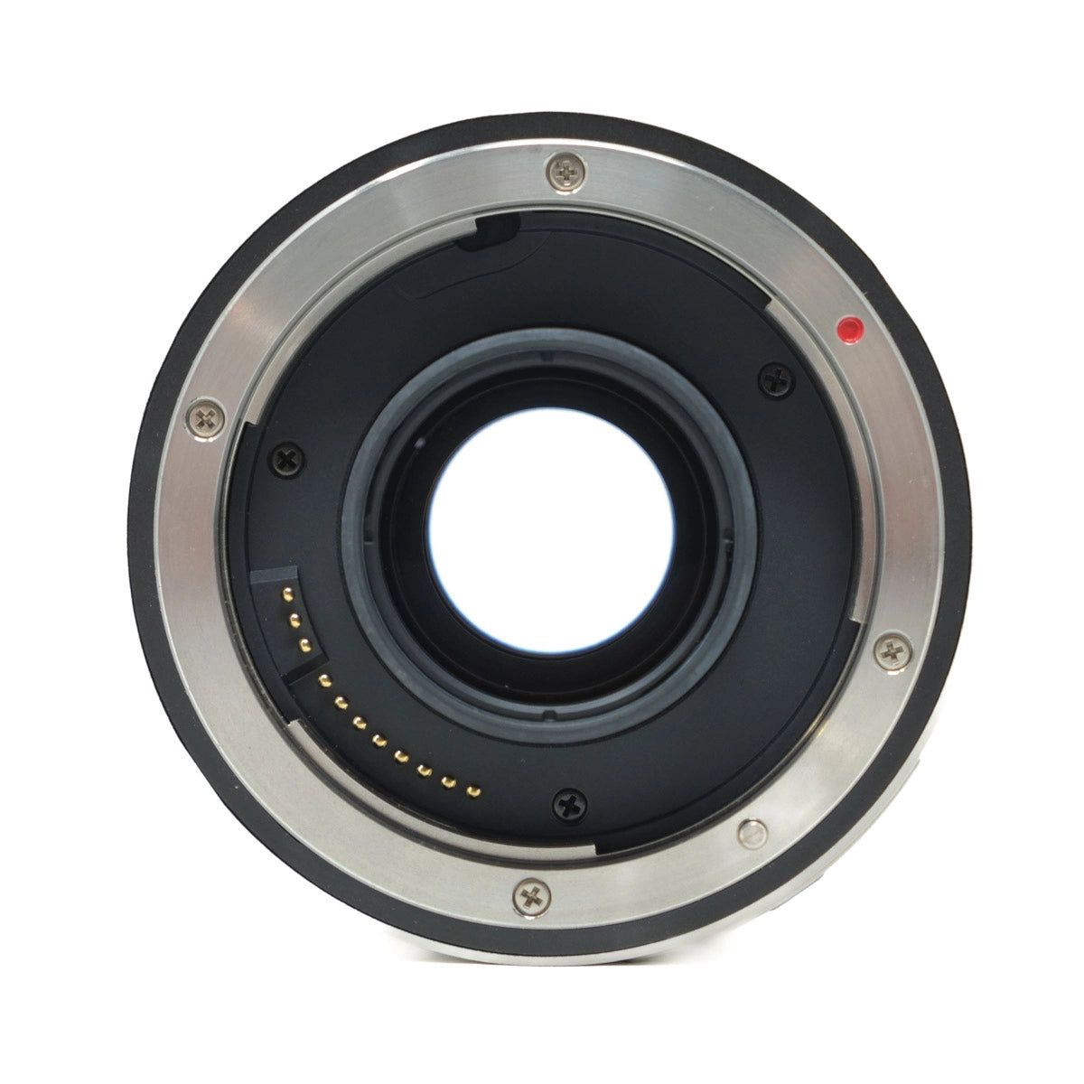 Camera lens on a white background