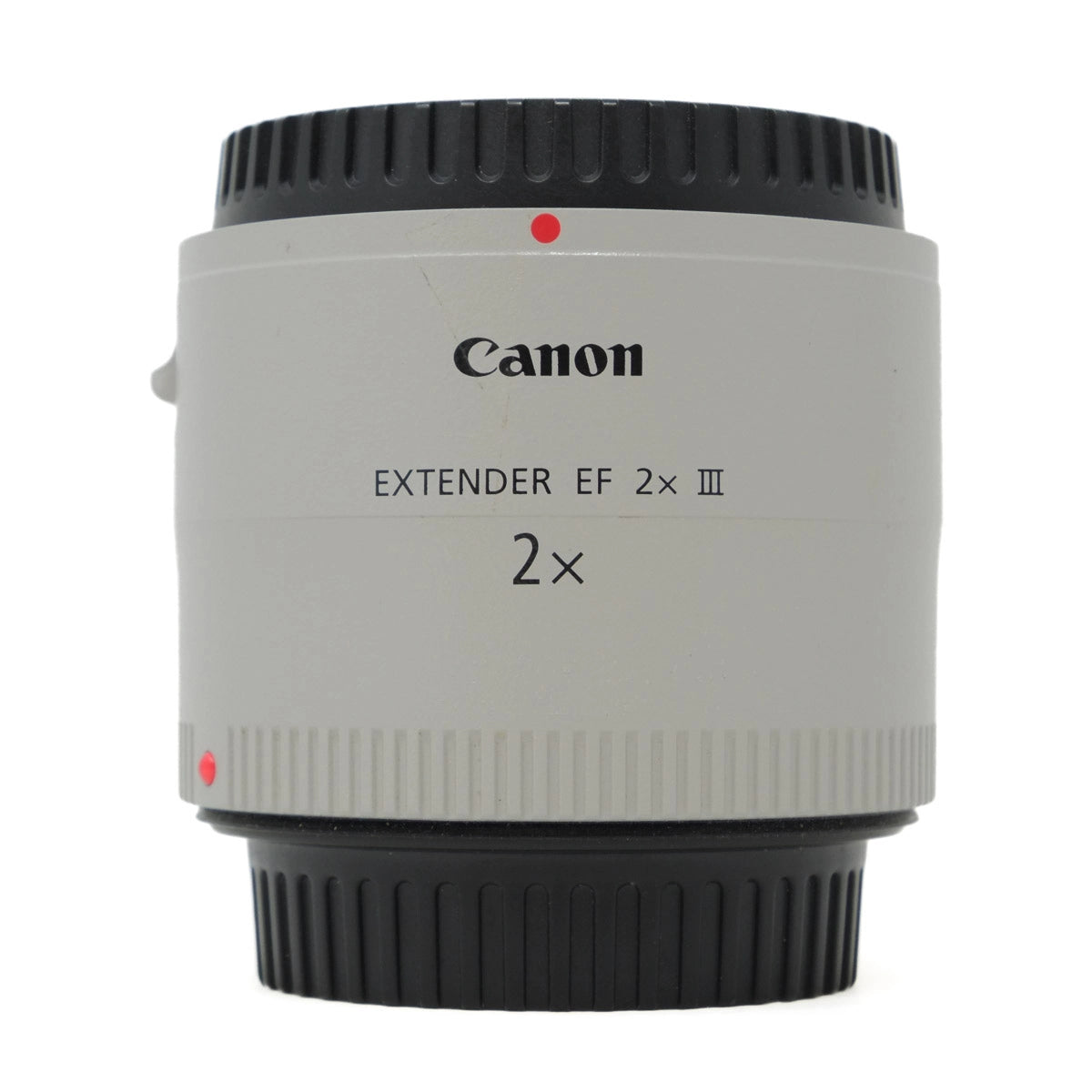 Canon Extender EF 2x III lens on a white background