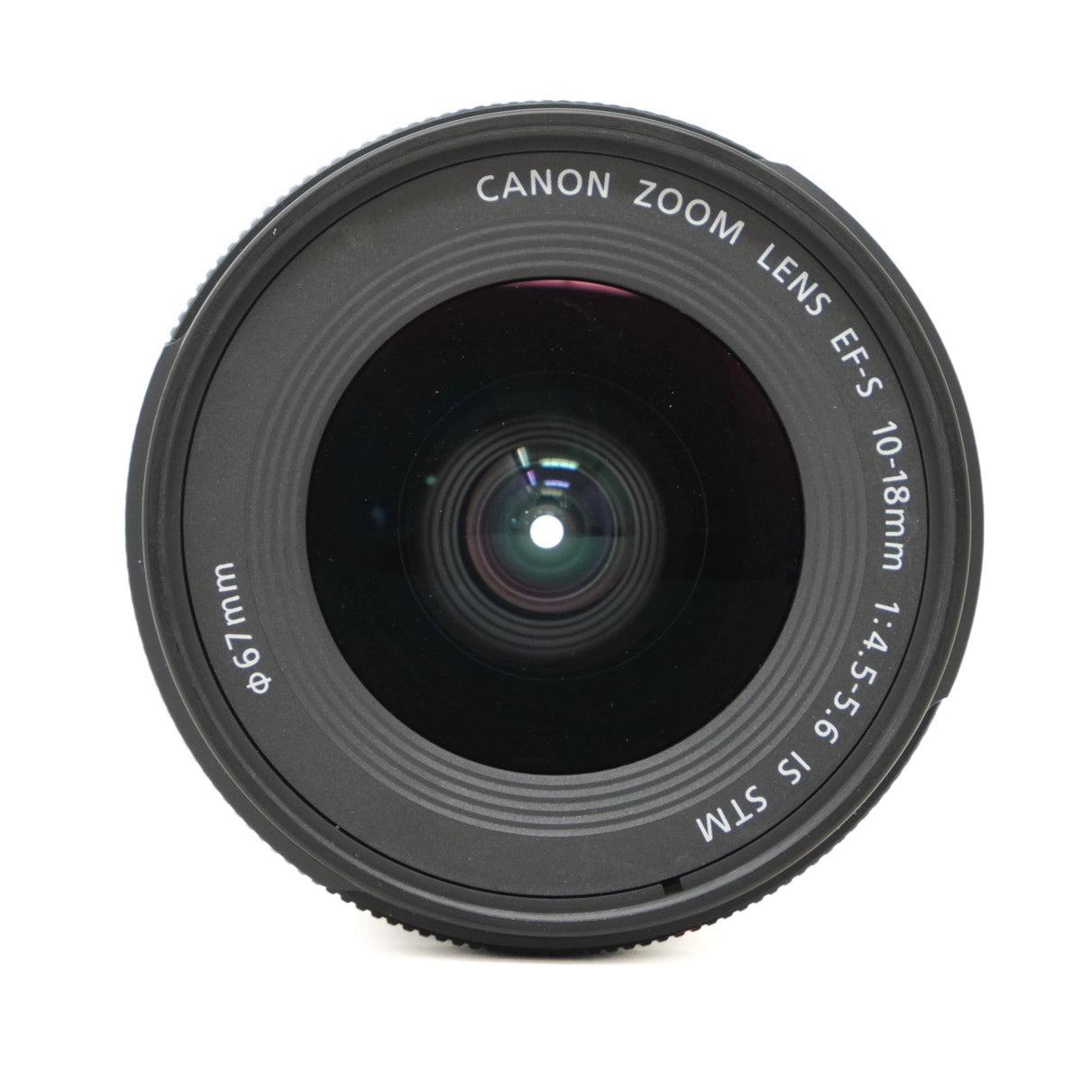 Canon camera lens on a white background