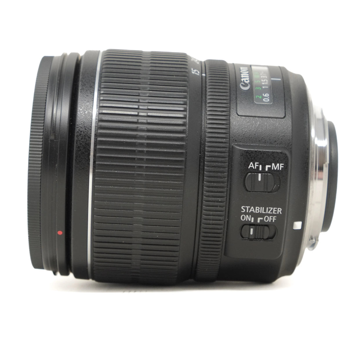 Canon camera lens on a white background