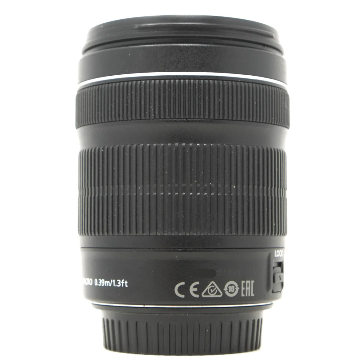 Used Canon EF-S 18-135mm F3.5-5.6 IS STM Lens - side angle