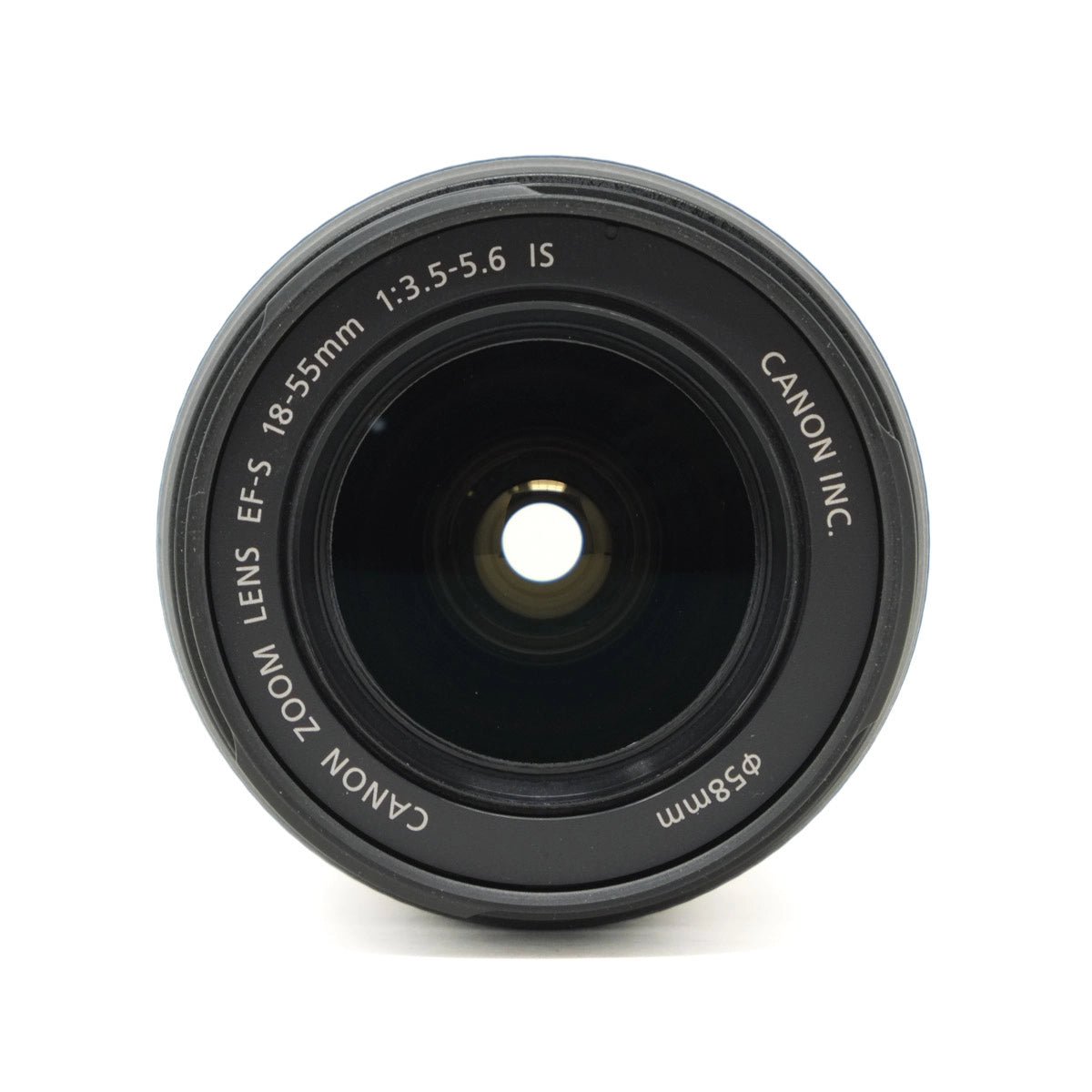 Canon camera lens on a white background
