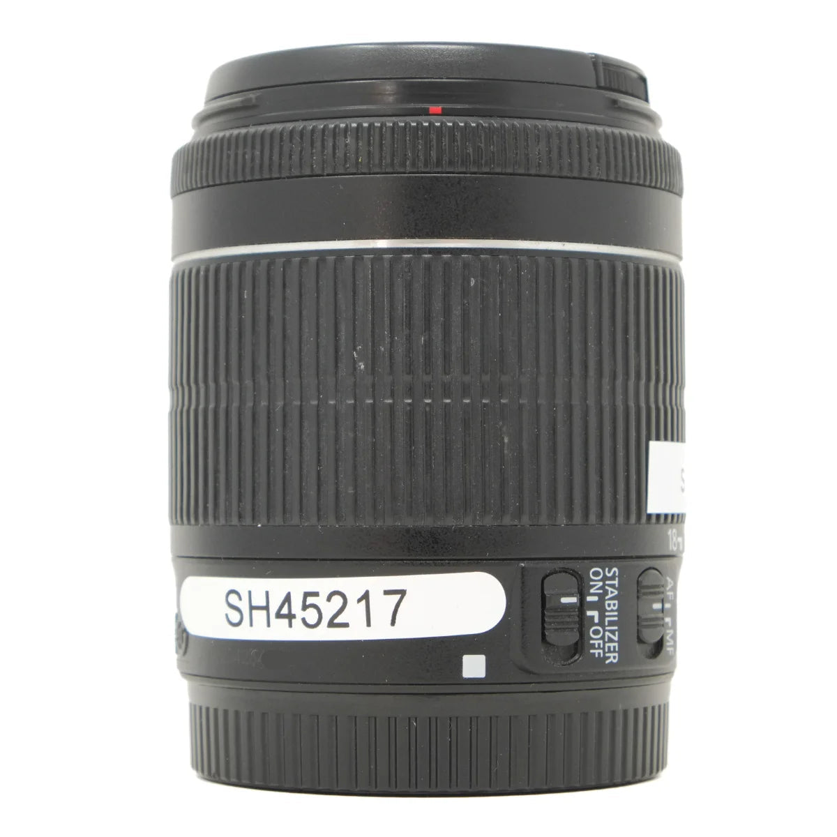 Used Canon EF-S 18-55mm f3.5-5.6 IS STM Lens - side angle