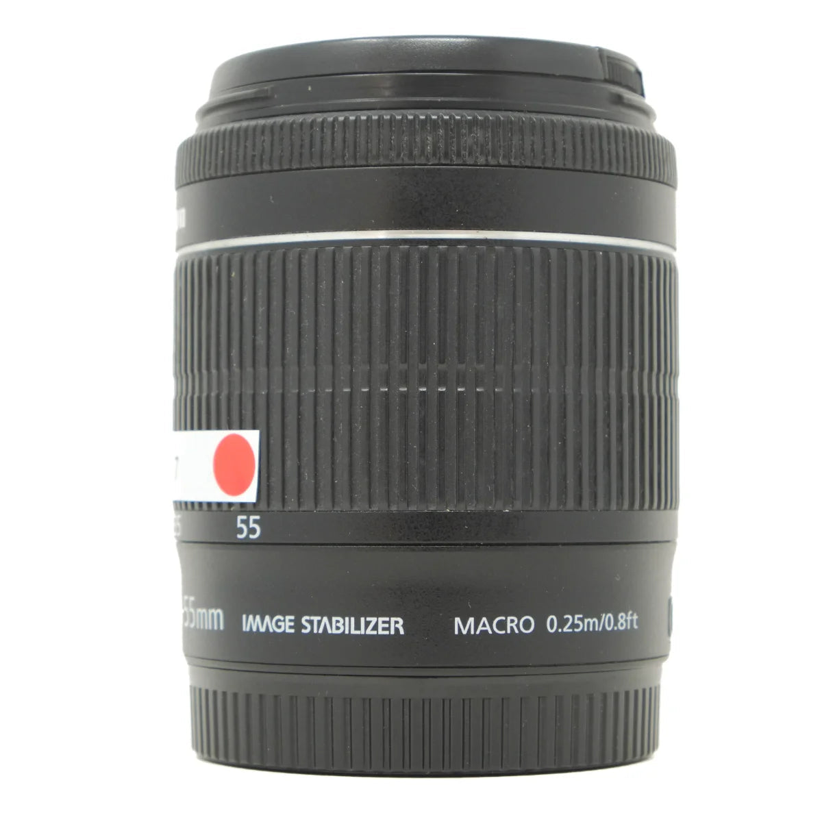 Used Canon EF-S 18-55mm f3.5-5.6 IS STM Lens - side angle