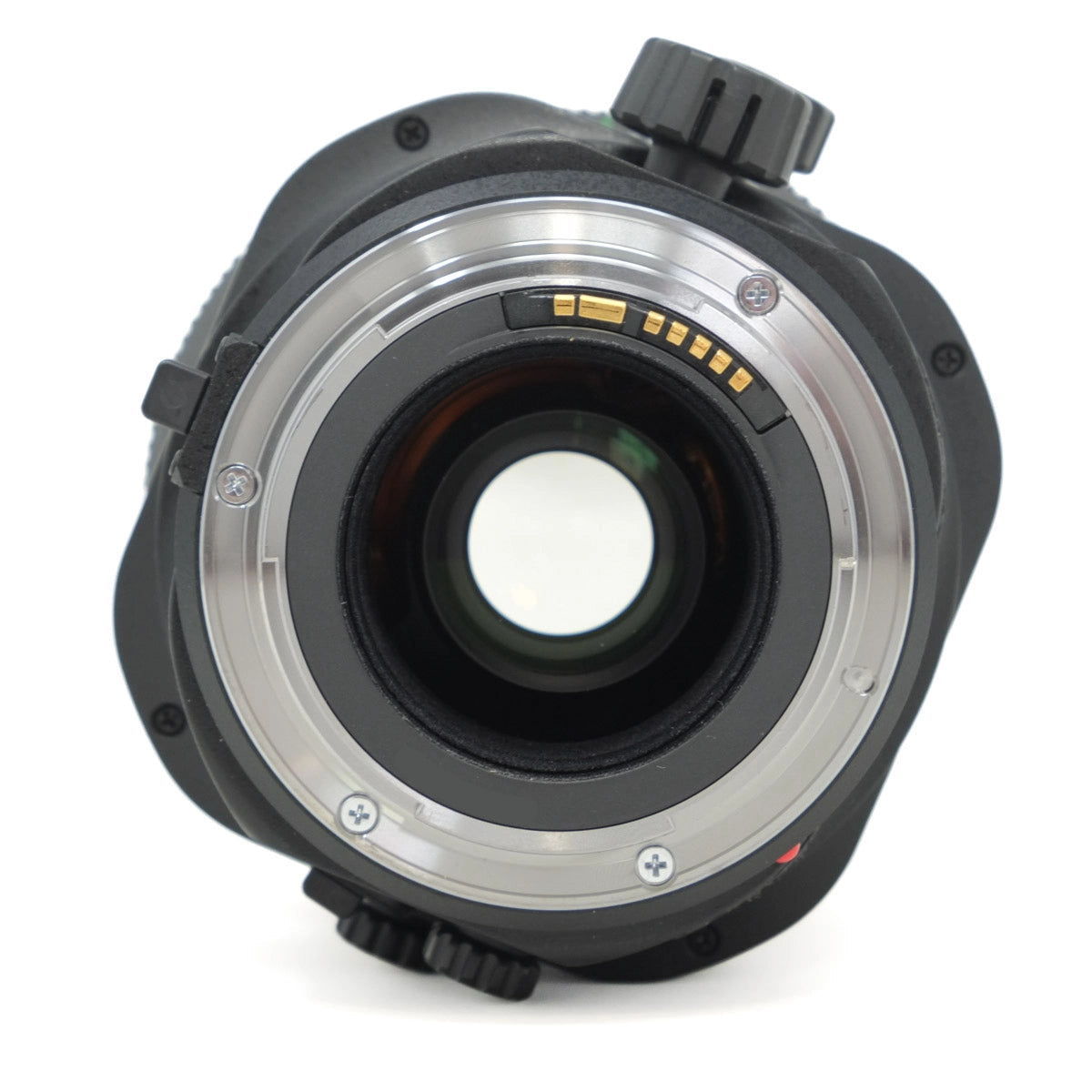 Camera lens on a white background