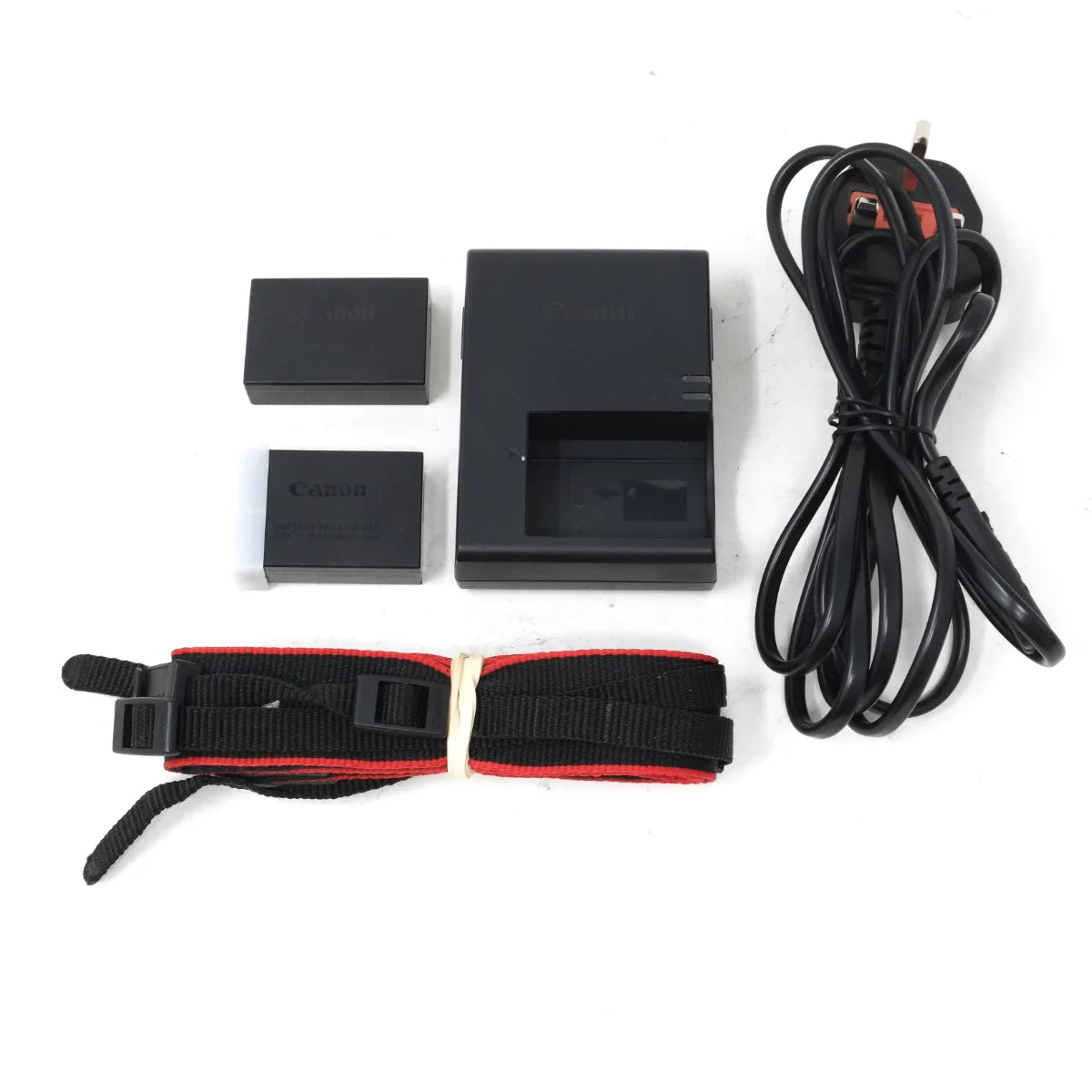 Used Canon EOS 200D DSLR camera Body - battery charger, two batteries and strap
