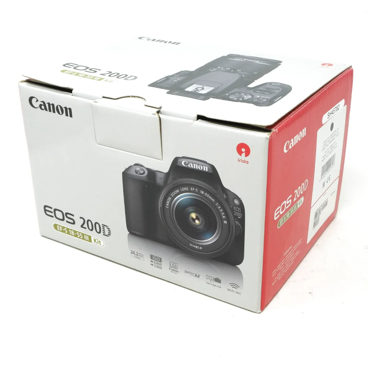 Used Canon EOS 200D DSLR camera Body - original box
