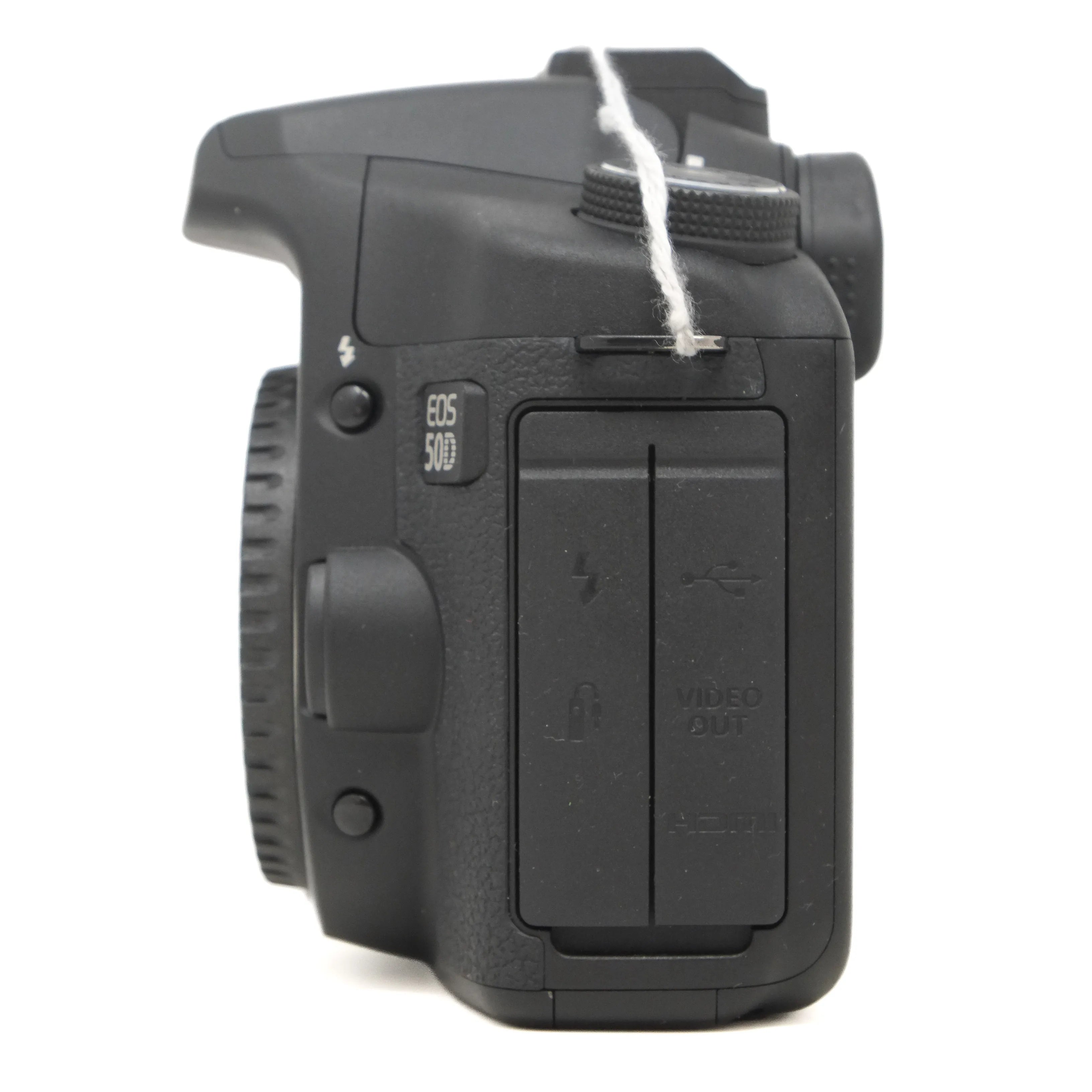 Canon EOS 50D camera body on a white background