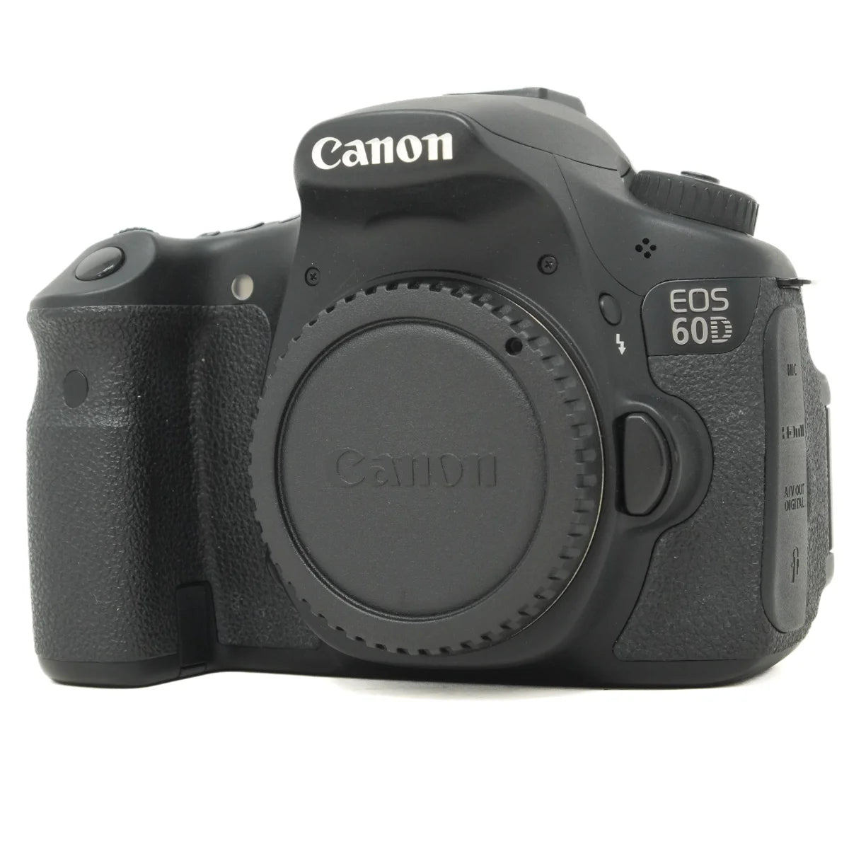 Used Canon EOS 60D DSLR camera - front angle