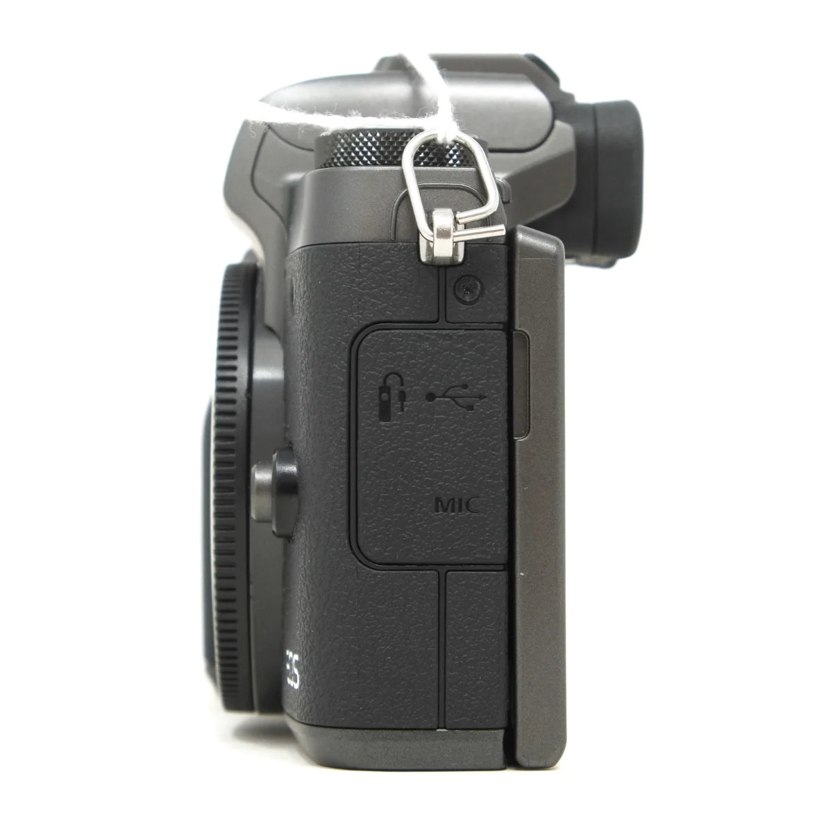 Used Canon EOS M5 Mirrorless camera - side angle