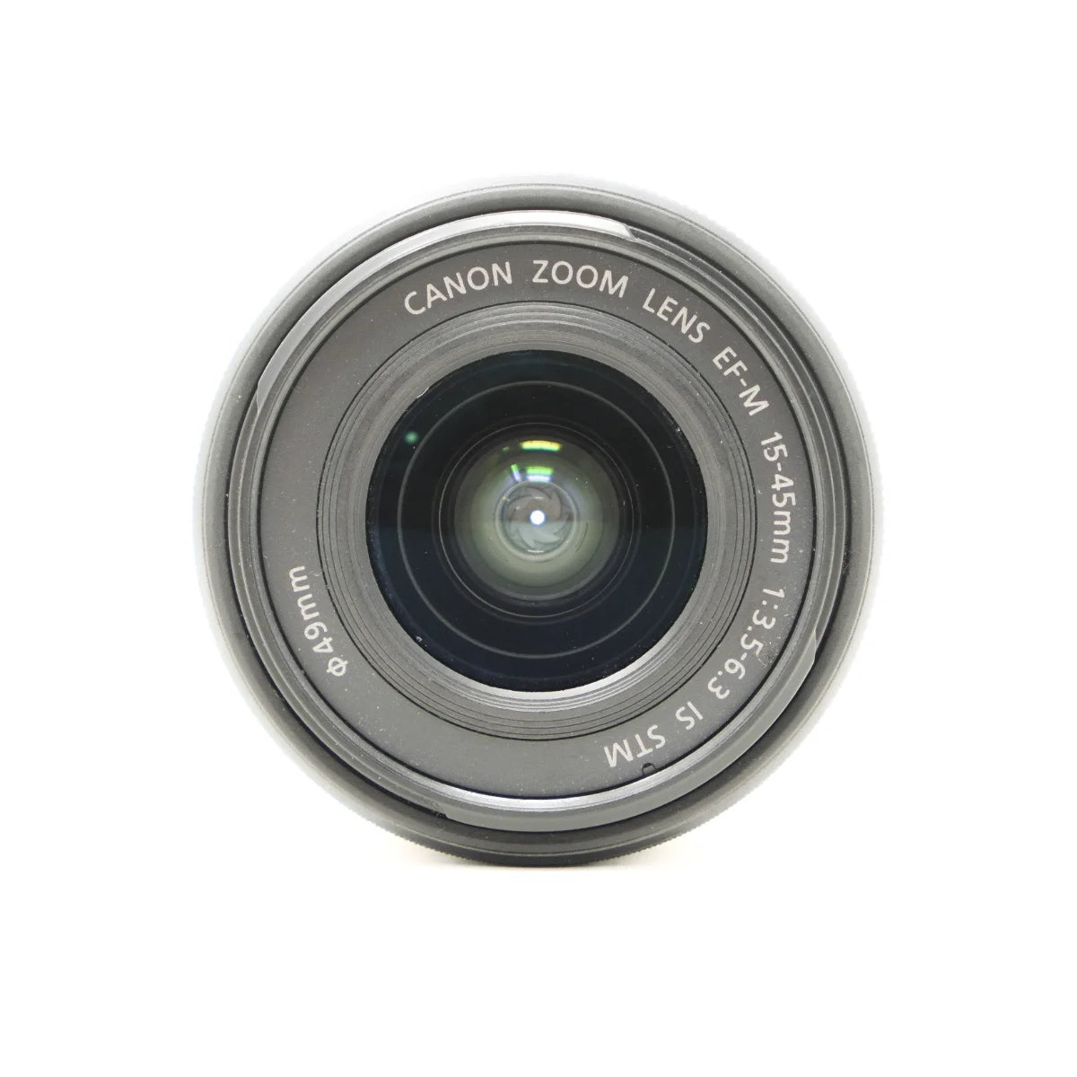 Used Canon EOS M50 Mirrorless camera with M 15-45mm Lens - top angle