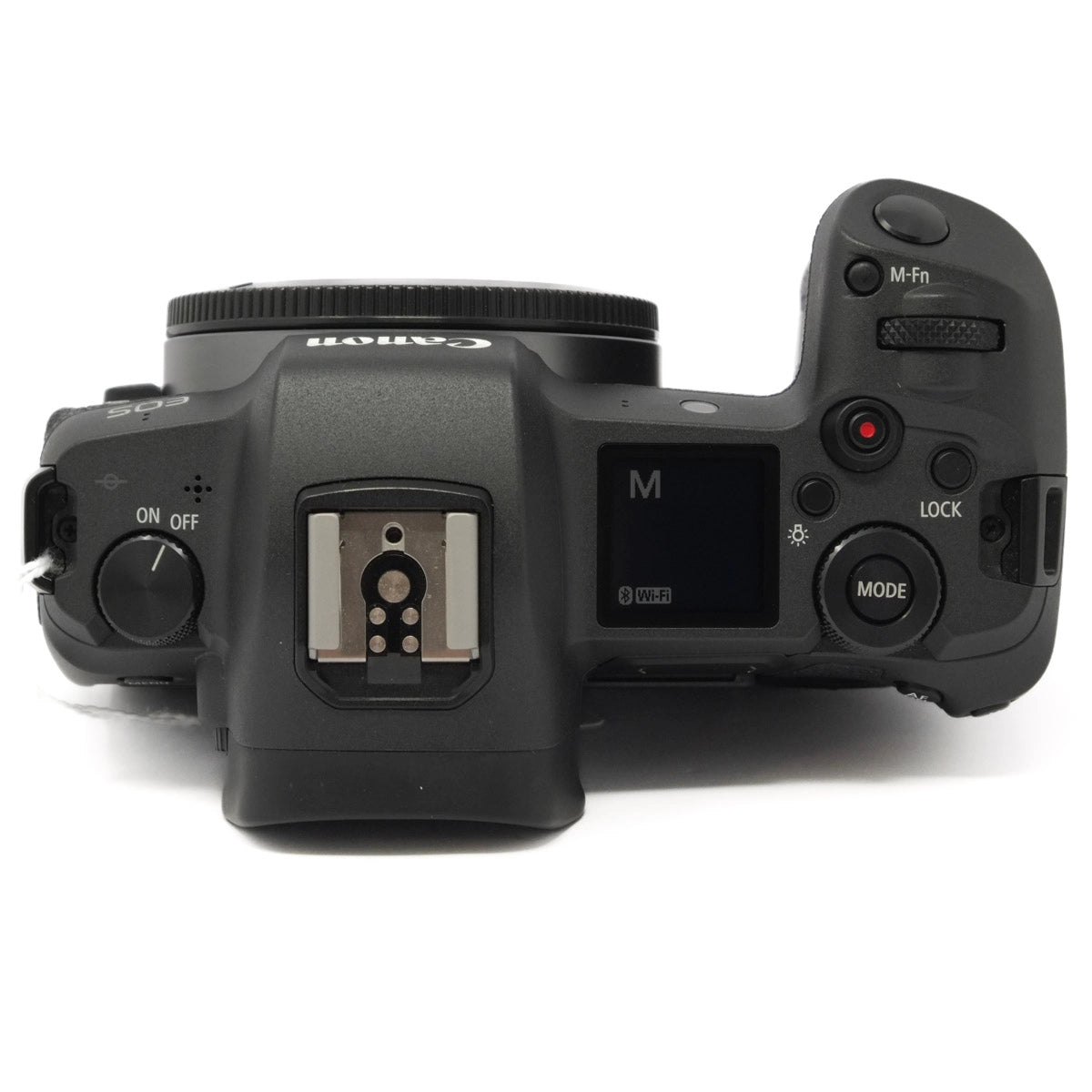 Used Canon EOS R Camera Body - top angle